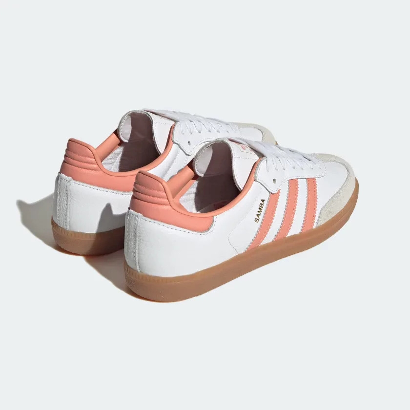 (W) Adidas Samba White Wonder Clay 착용 스타일 - 4