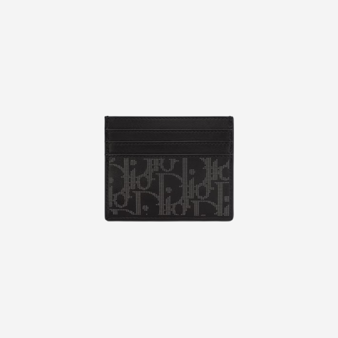 Dior World Tour Card Holder Dior Oblique Galaxy Leather Black 상세 이미지 2