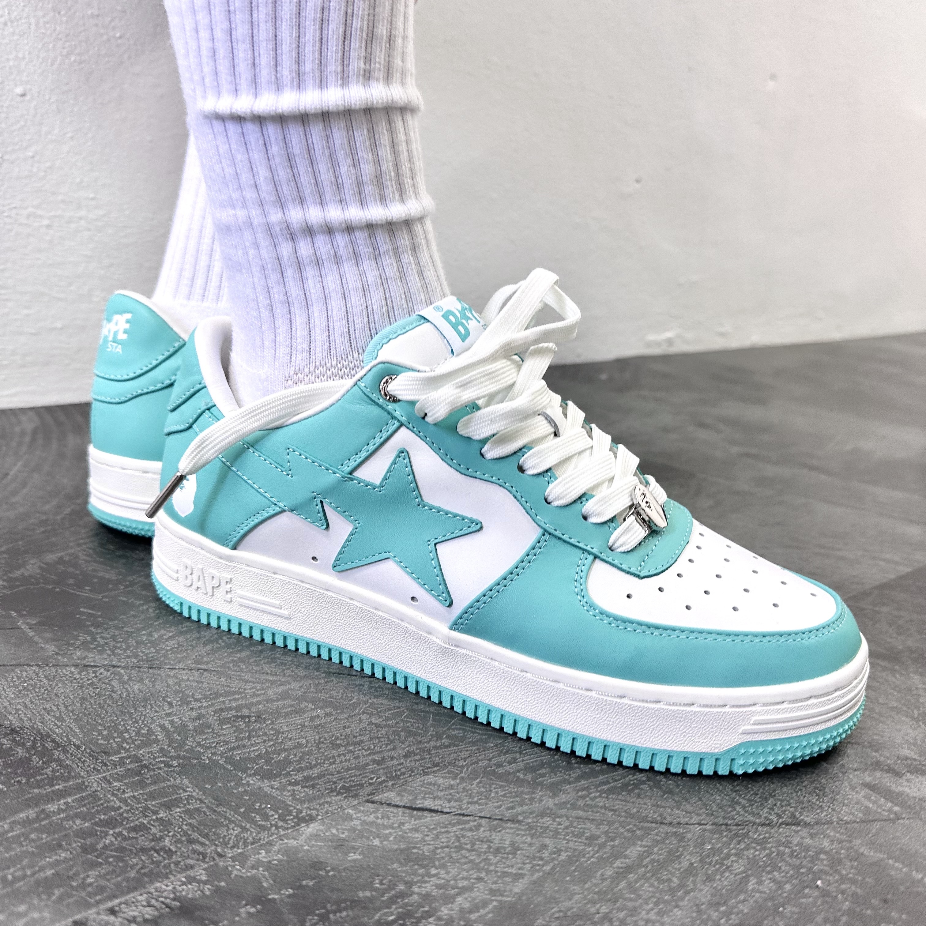 BAPE Sta Low #4 Green 착용 스타일