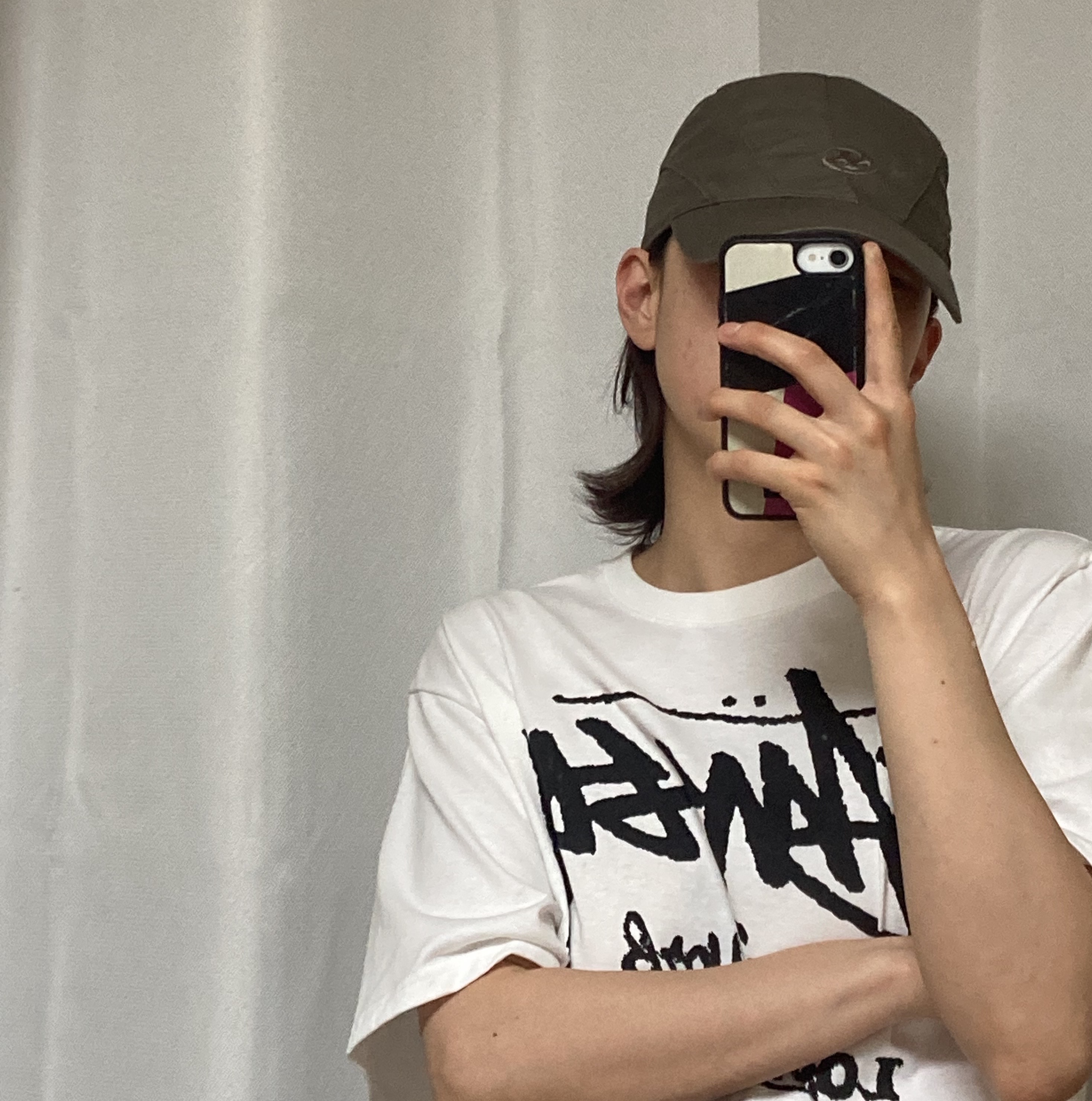 Sansan Gear Ball Cap Brown - 23SS 착용 스타일