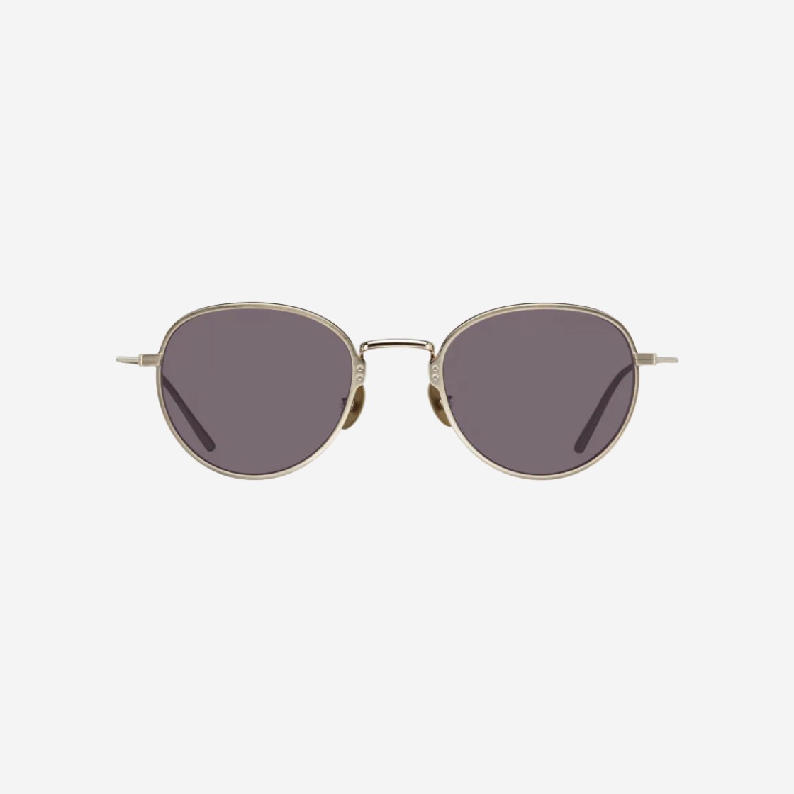 Prada Eyewear Collection Sunglasses Mauve Lenses Shiny Pale Gold Titanium 상세 이미지 1