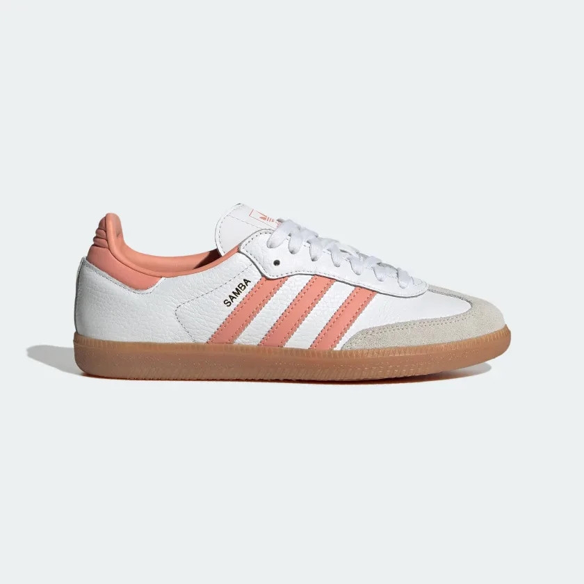 (W) Adidas Samba White Wonder Clay 착용 스타일 - 1
