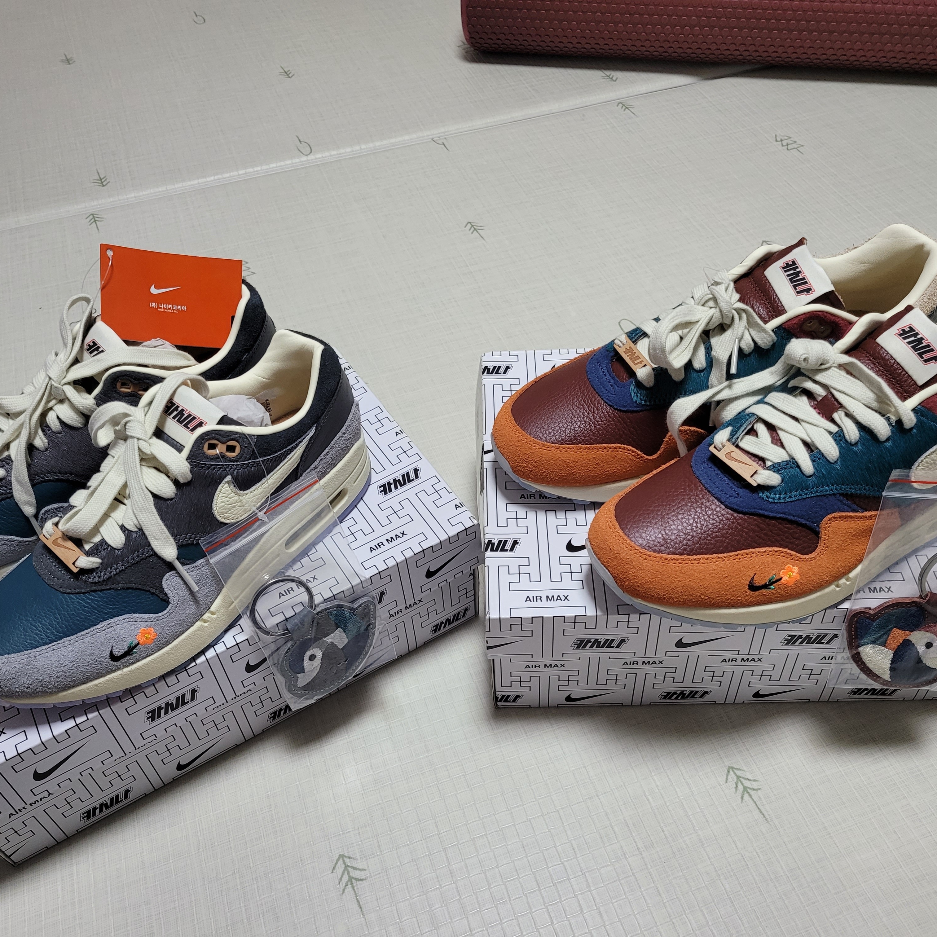 Nike x Kasina Air Max 1 SP Won-Ang Orange 착용 스타일 - 1