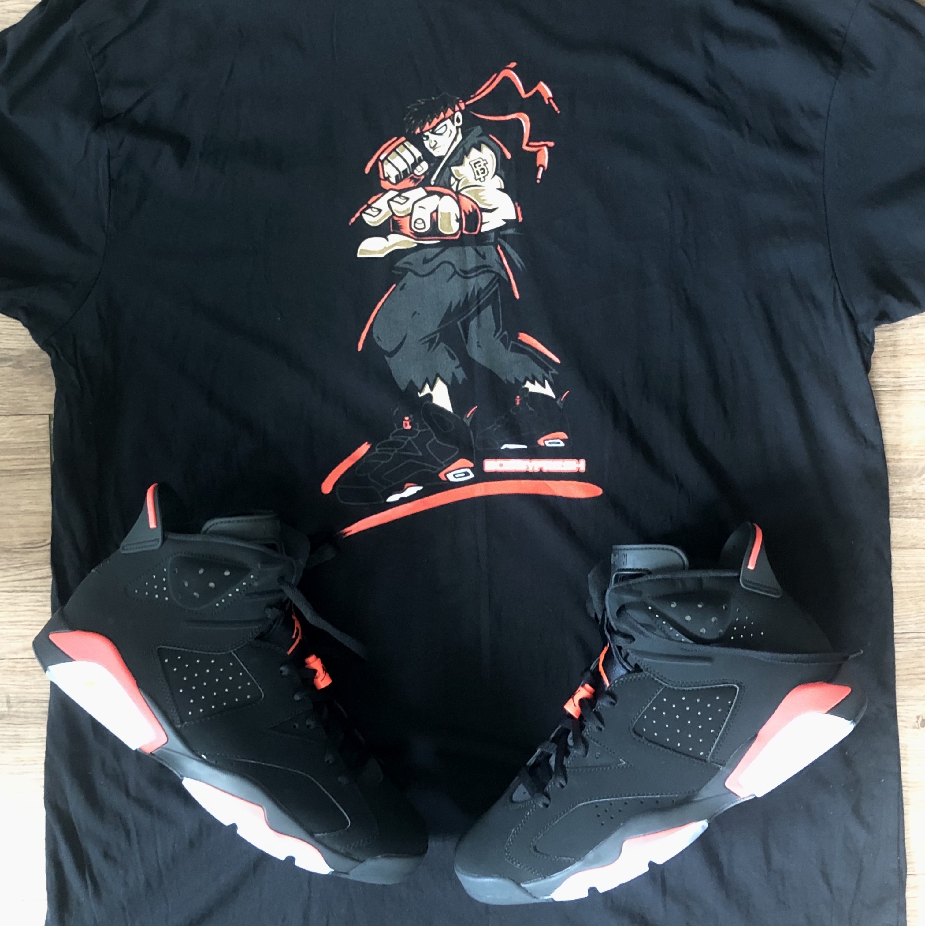 Jordan 6 Retro Infrared 2019 착용 스타일