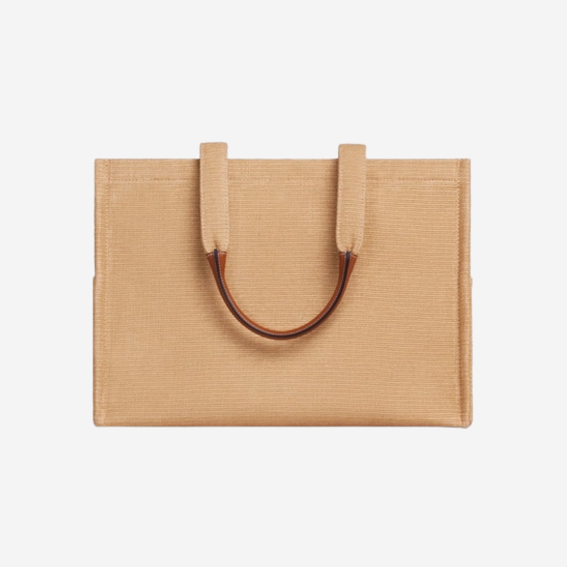 Celine Large Cabas Thais in Textile and Calfskin Natural Tan 상세 이미지 3