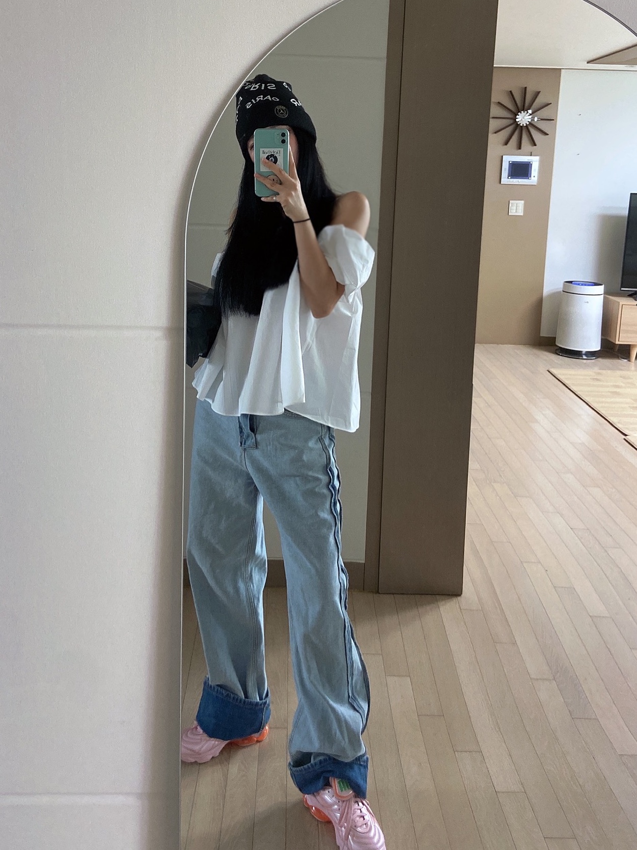 (W) Puma x Dua Lipa Cell Dome King ML Trainer Pink 착용 스타일 - 2