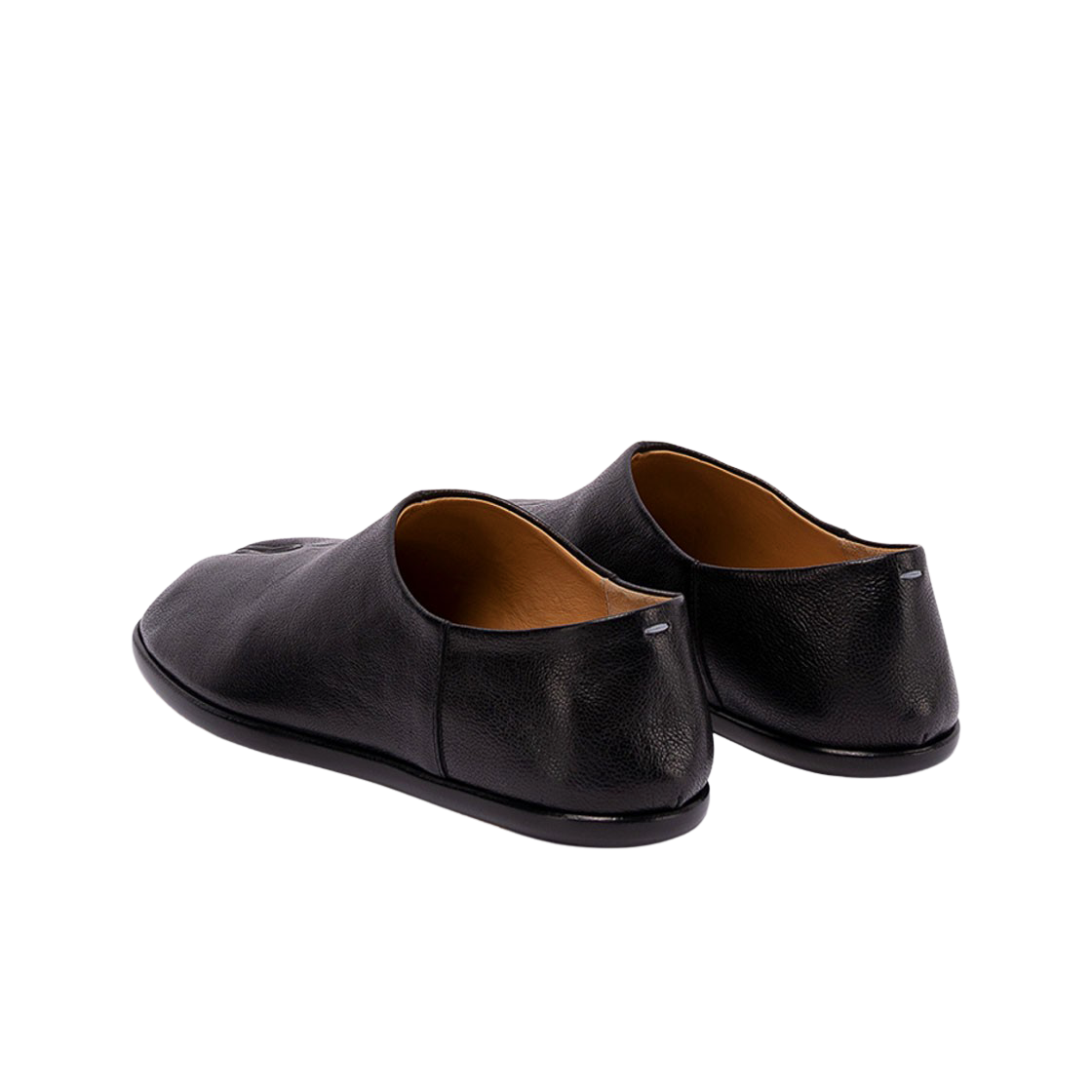 (W) 메종 마르지엘라 슬립온 타비 슈즈 블랙((W) Maison Margiela Slip-On Tabi Shoes Black) - 3