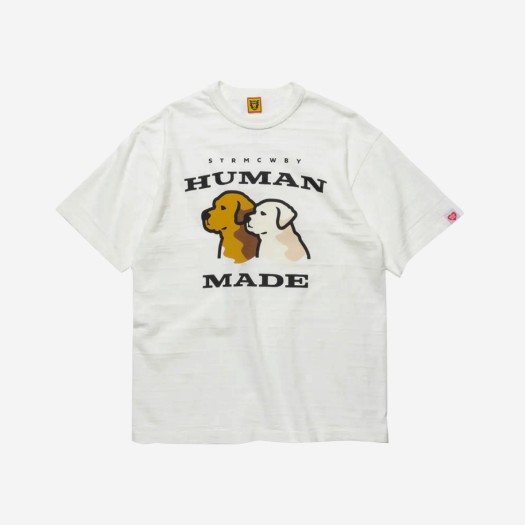 휴먼 메이드 그래픽 티셔츠 #12 화이트