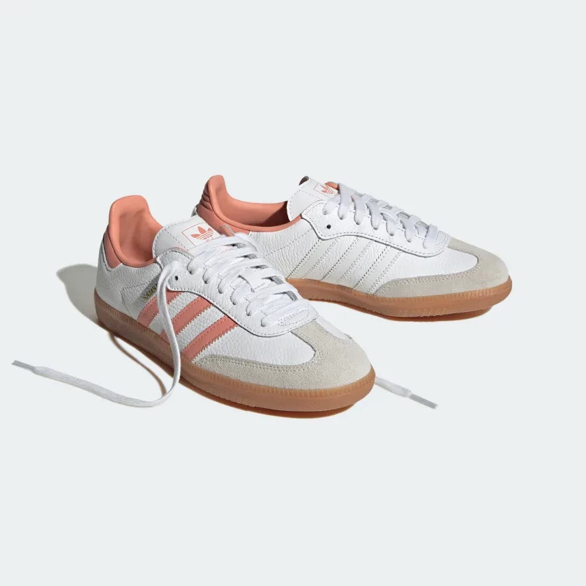 (W) Adidas Samba White Wonder Clay 착용 스타일 - 2