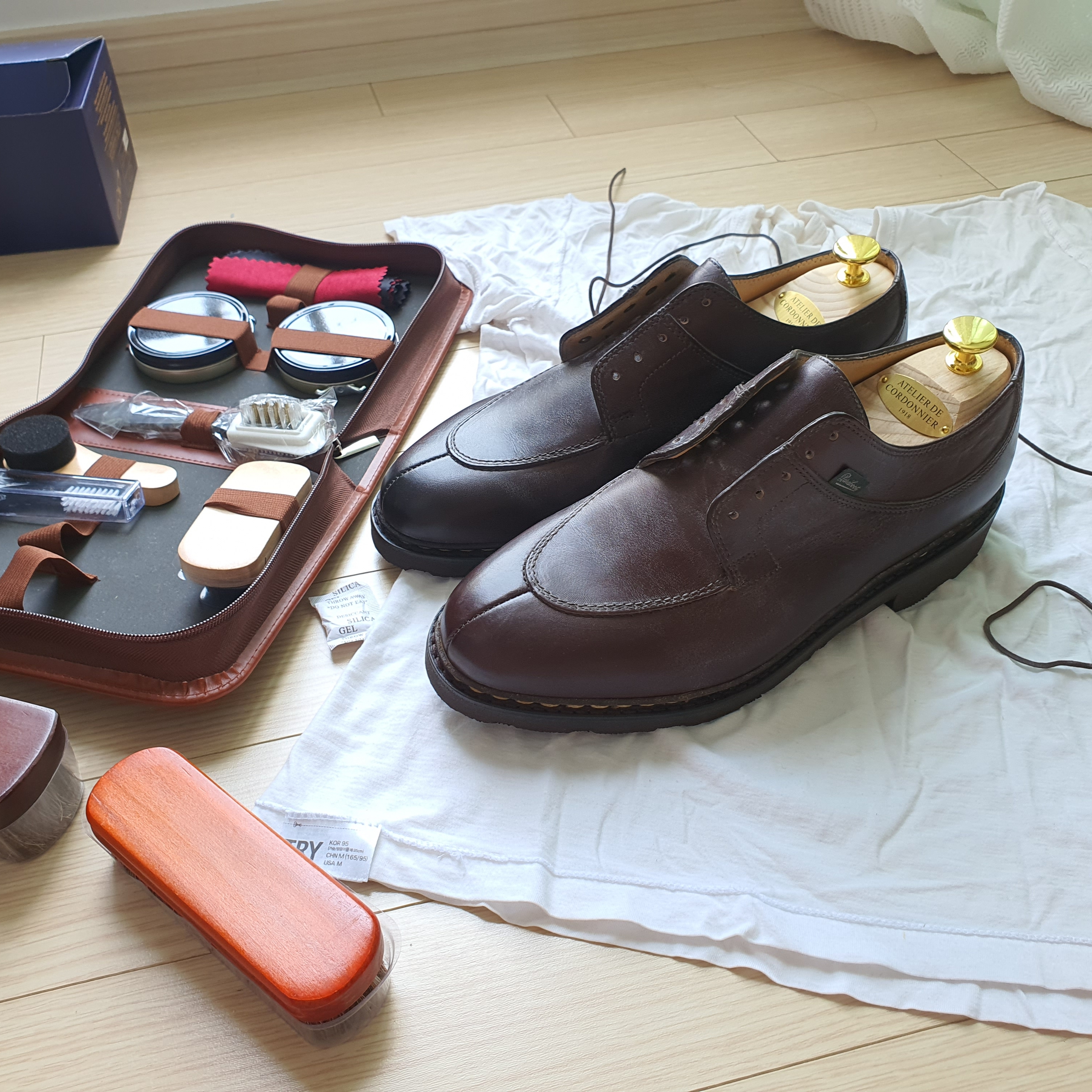 Paraboot Avignon Lisse Cafe 착용 스타일