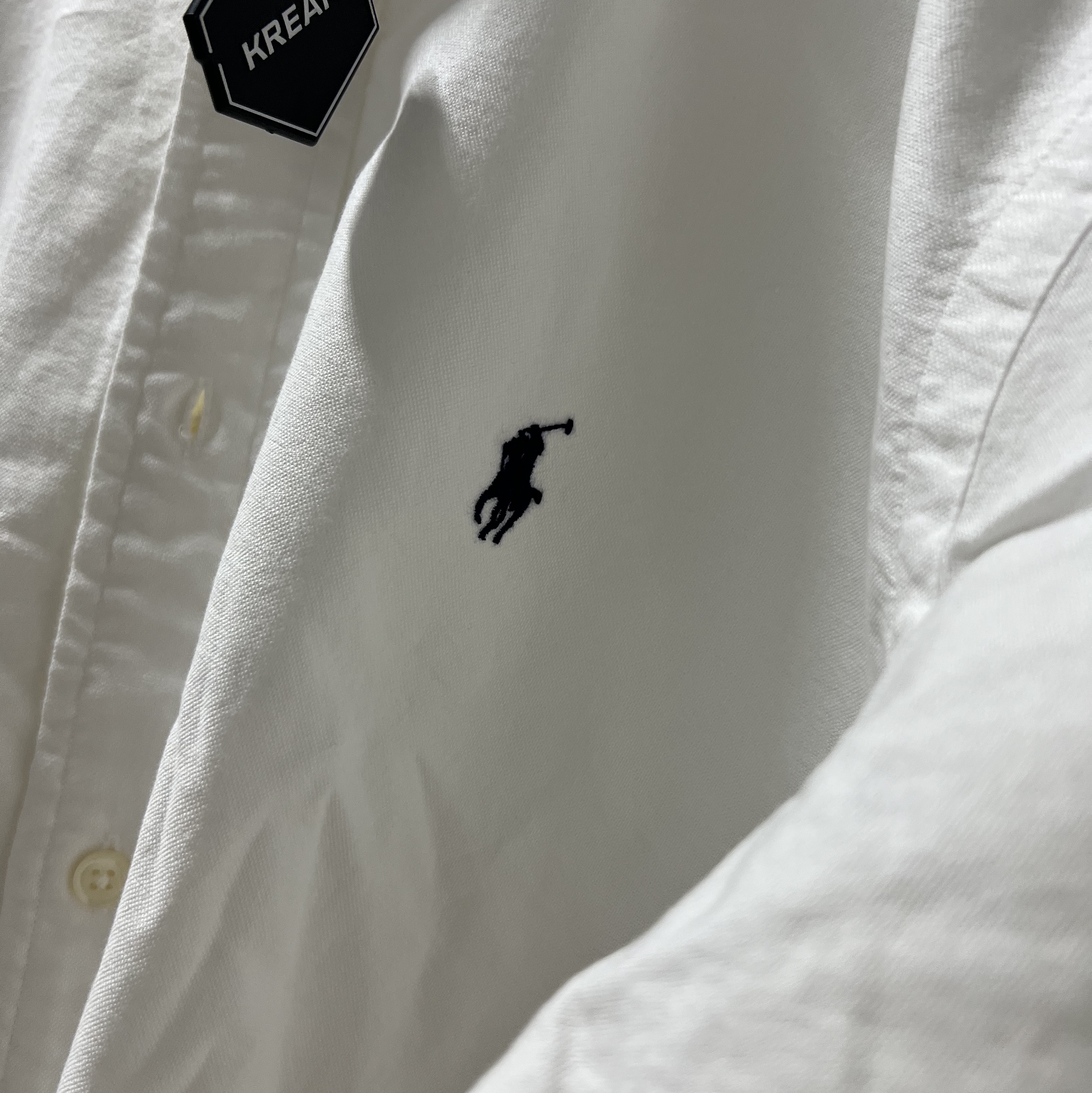 [30% 적립] Polo Ralph Lauren Classic Fit Garment Dyed Oxford Shirt White 착용 스타일