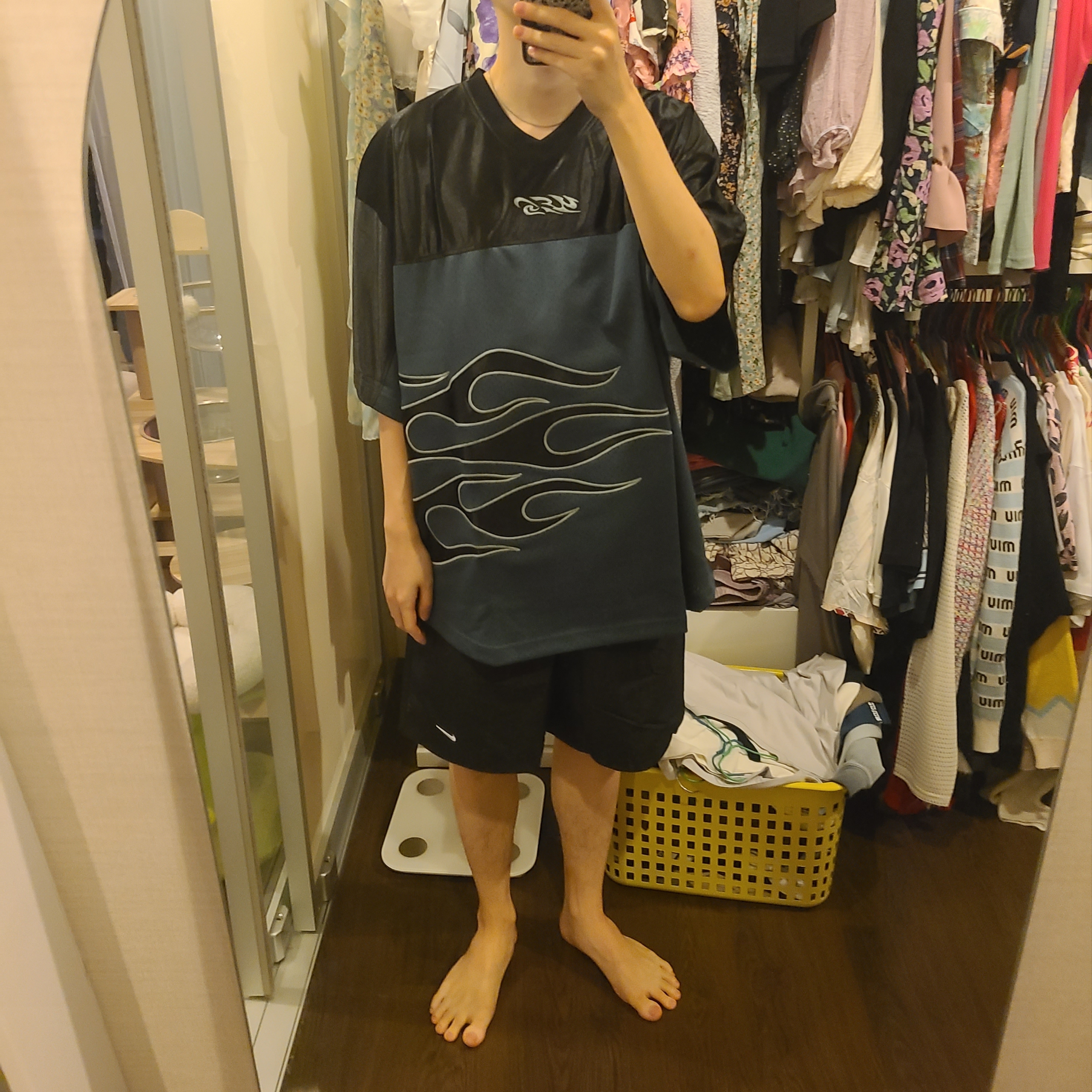 Nike NRG Solo Swoosh Shorts Black - Asia 착용 스타일