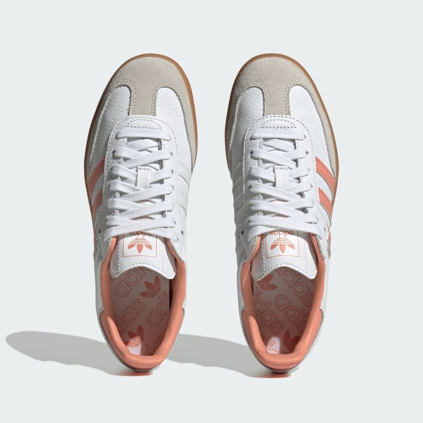 (W) Adidas Samba White Wonder Clay 착용 스타일 - 3