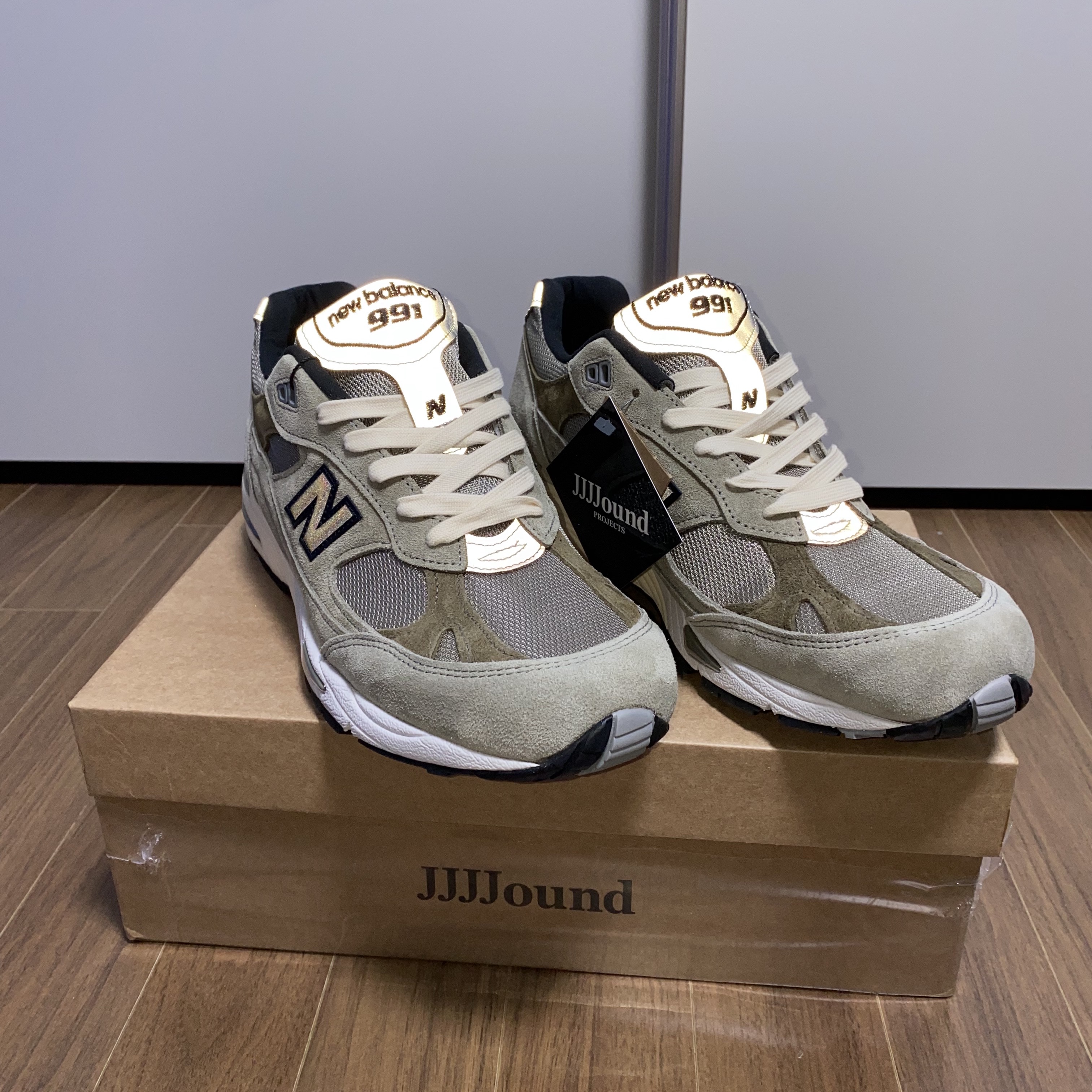 New Balance x JJJJound 991 Made in UK Grey 착용 스타일