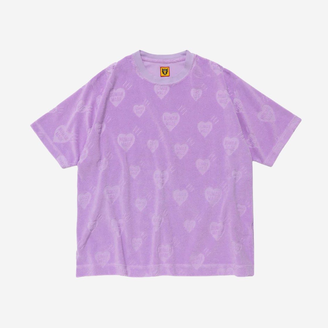 Human Made Heart Pile T-Shirt Purple 상세 이미지 1