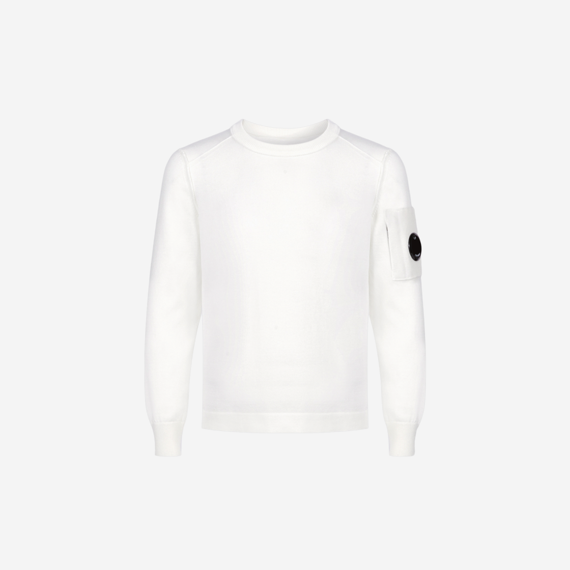 (Kids) C.P. Company U16 Sea Island Knit Gauze White - 23SS 상세 이미지 1