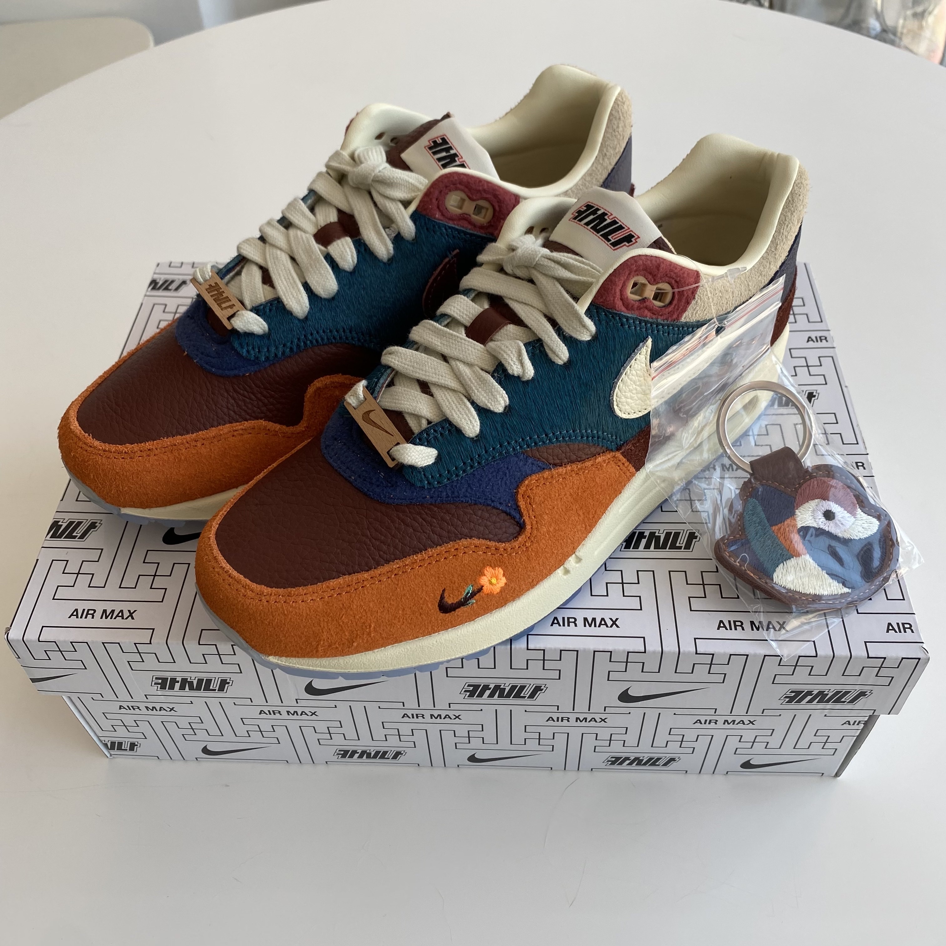Nike x Kasina Air Max 1 SP Won-Ang Orange 착용 스타일