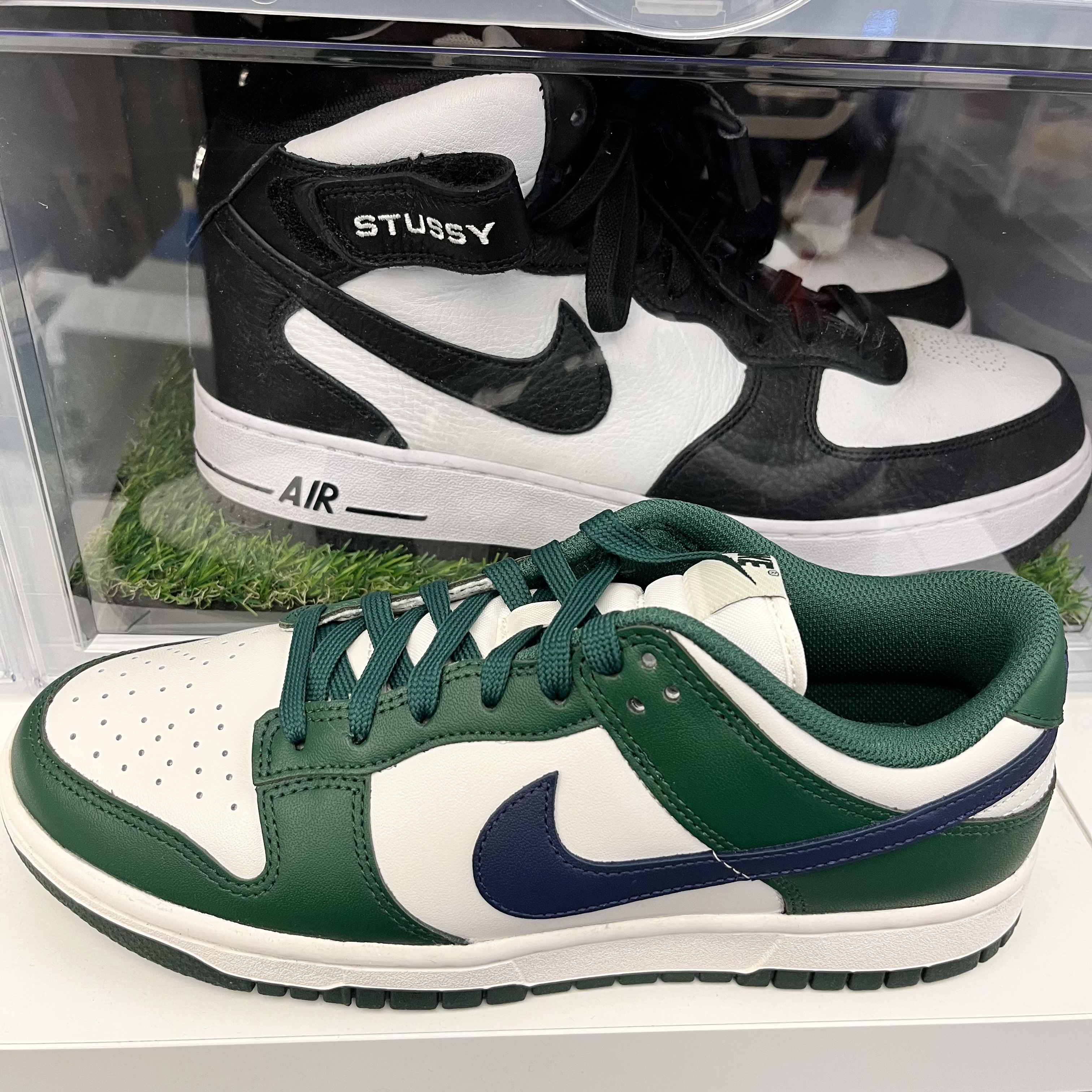 (W) Nike Dunk Low Gorge Green 착용 스타일
