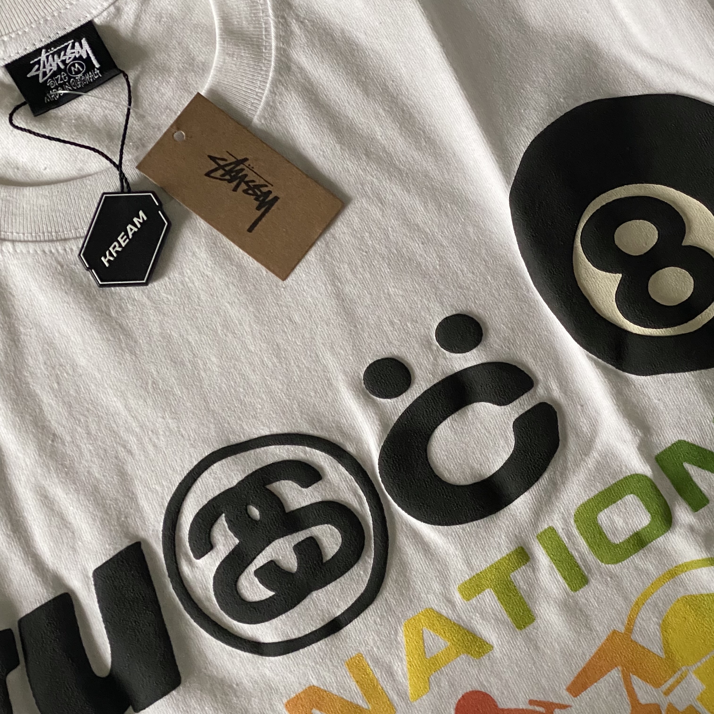 Stussy x Cactus Plant Flea Market International T-Shirt White 착용 스타일