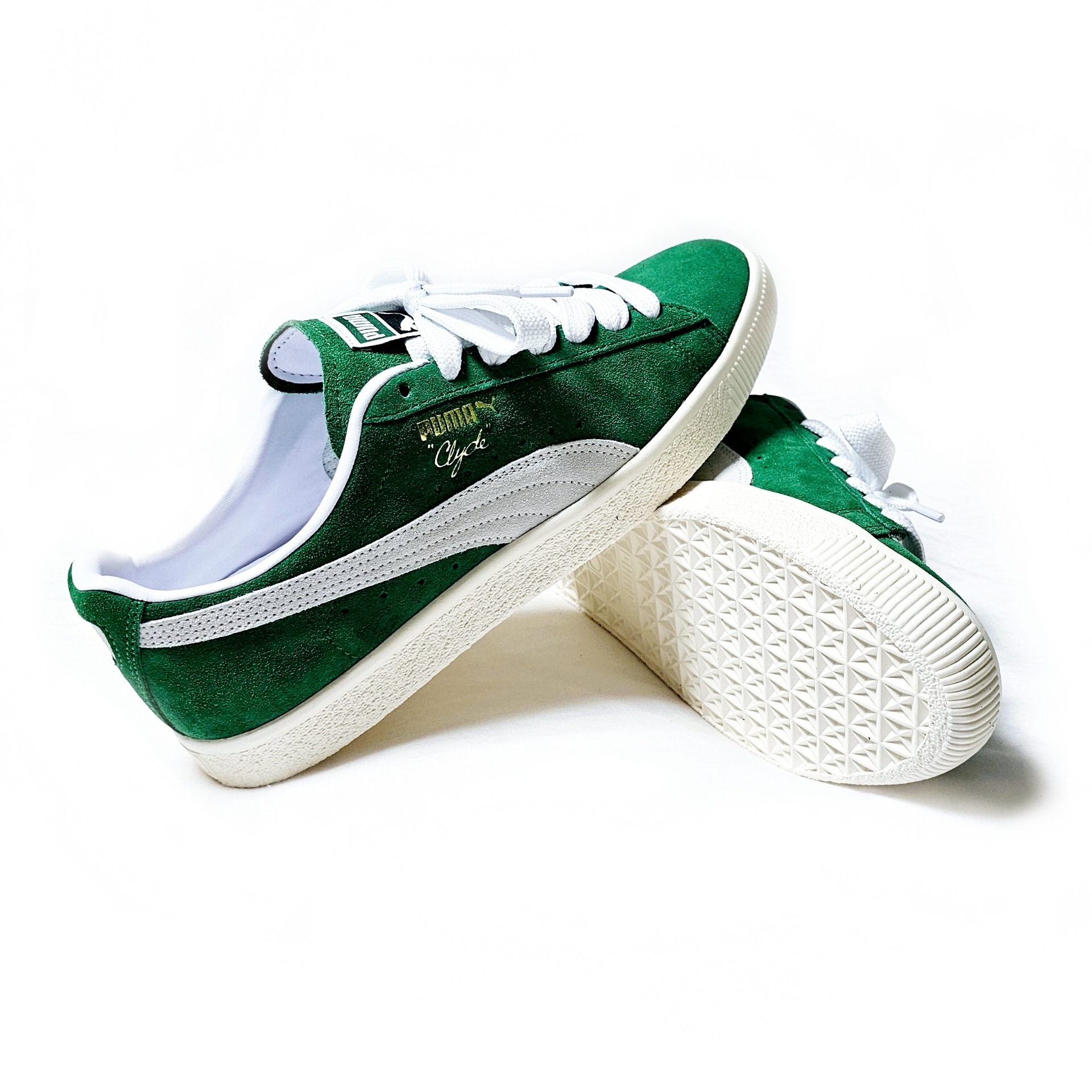Puma Clyde OG Burdent Green 착용 스타일 - 2