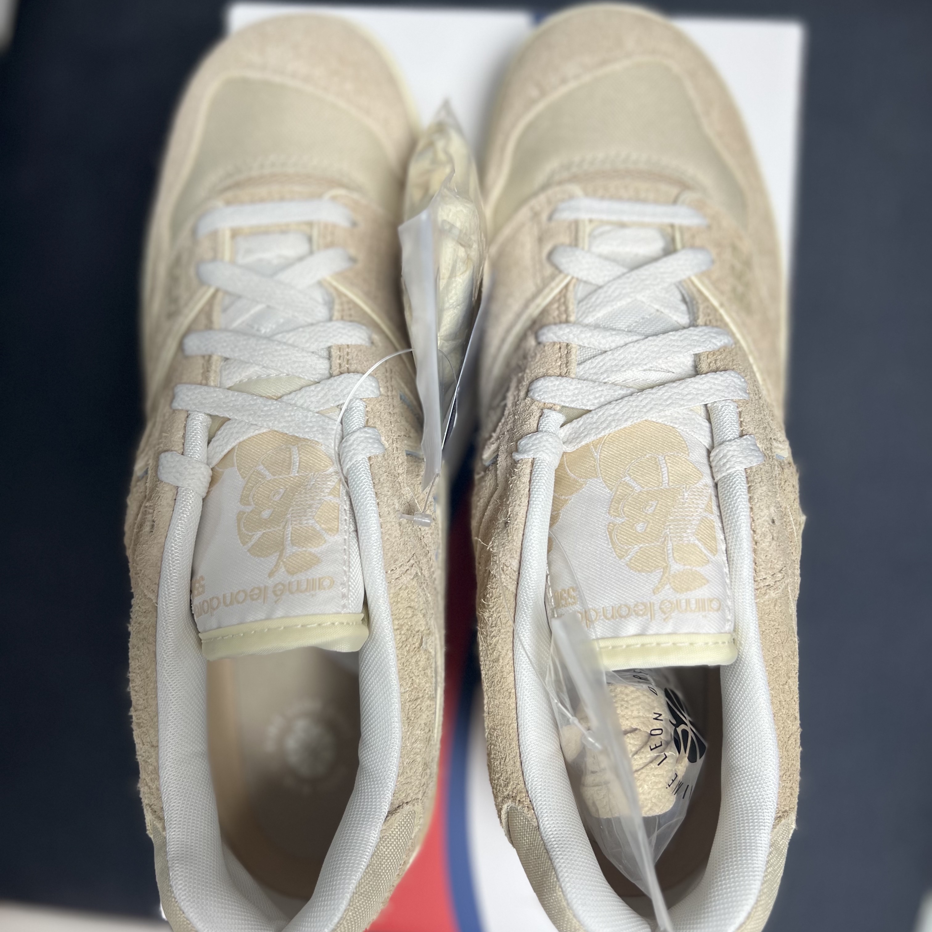 New Balance x Aime Leon Dore 550 Warm Sand 착용 스타일 - 1