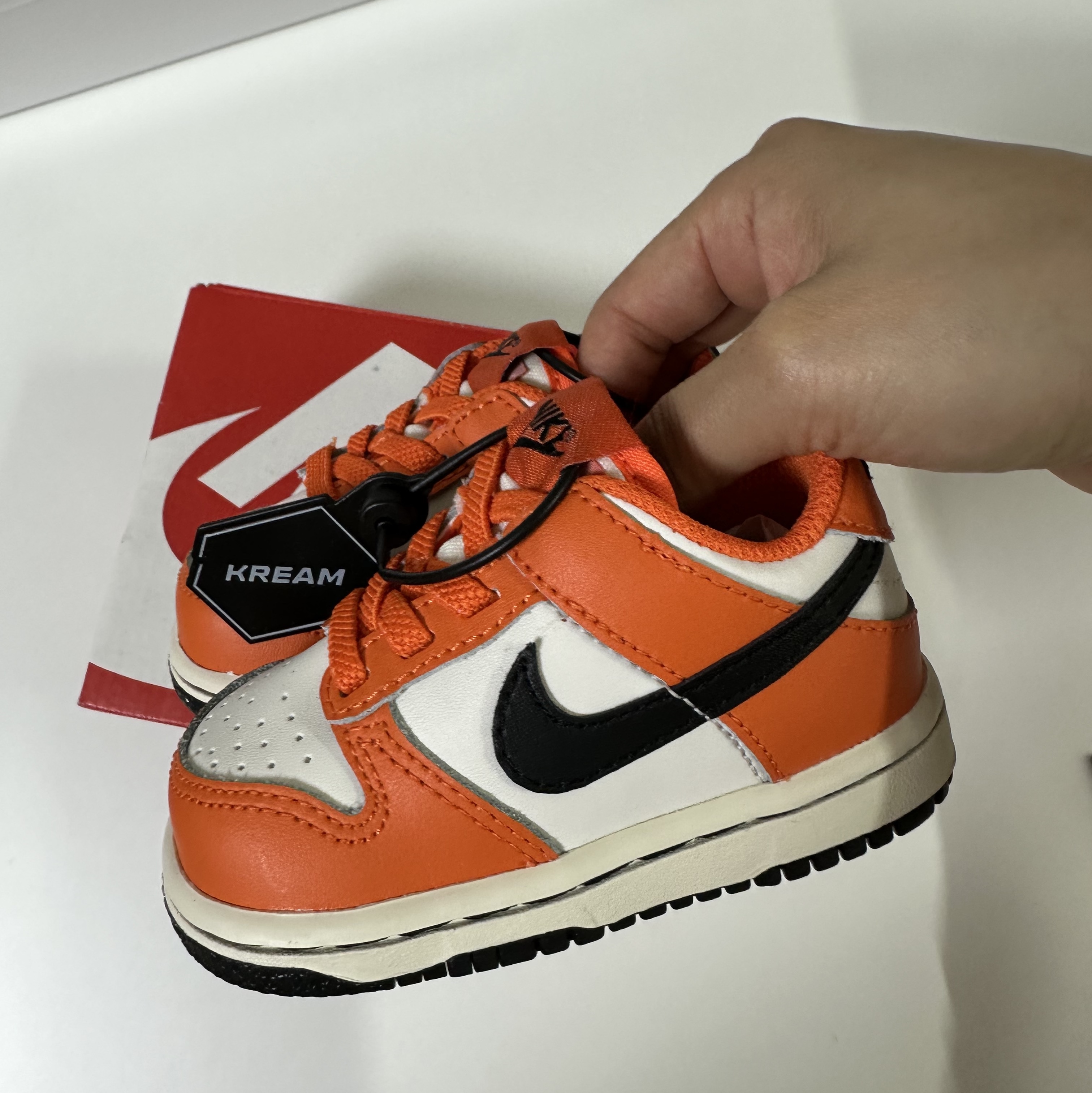 (TD) Nike Dunk Low Safety Orange 착용 스타일