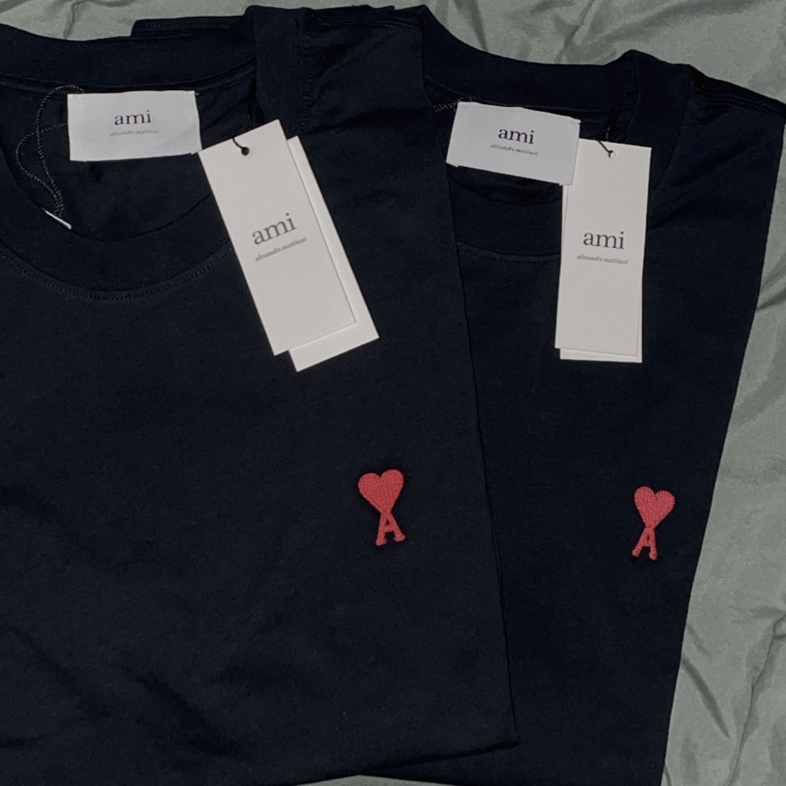 AMI de Coeur T-Shirt Black 착용 스타일