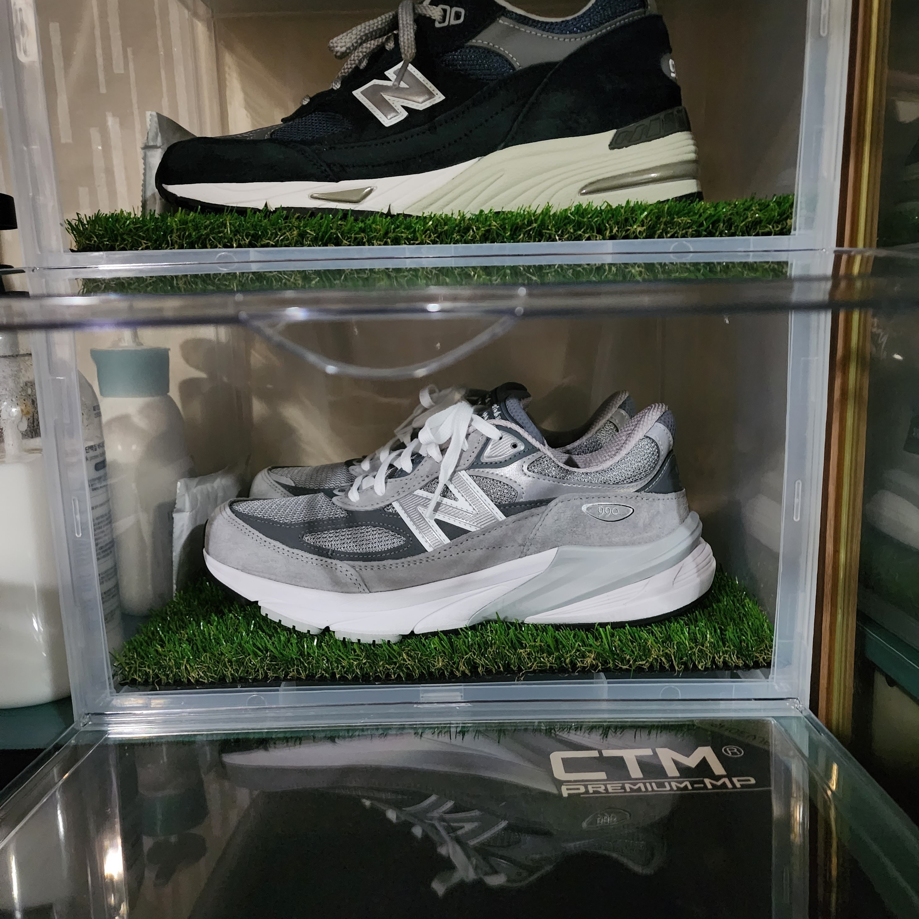 New Balance 993 Made in USA Grey - D Standard, New Balance 992 Made in USA Grey - D Standard 착용 스타일 - 2