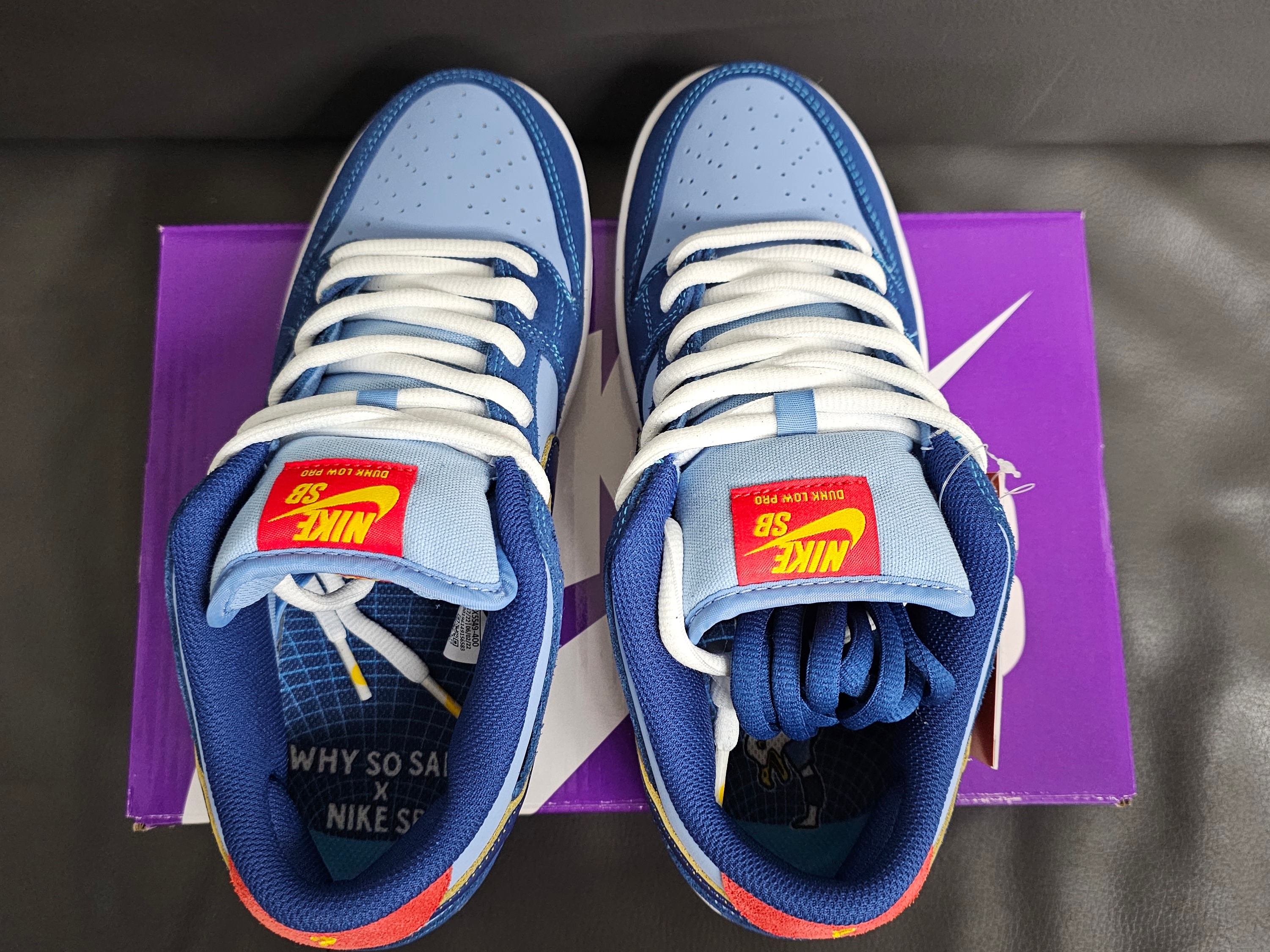 Nike x Why So Sad? SB Dunk Low Pro Coastal Blue 착용 스타일 - 4