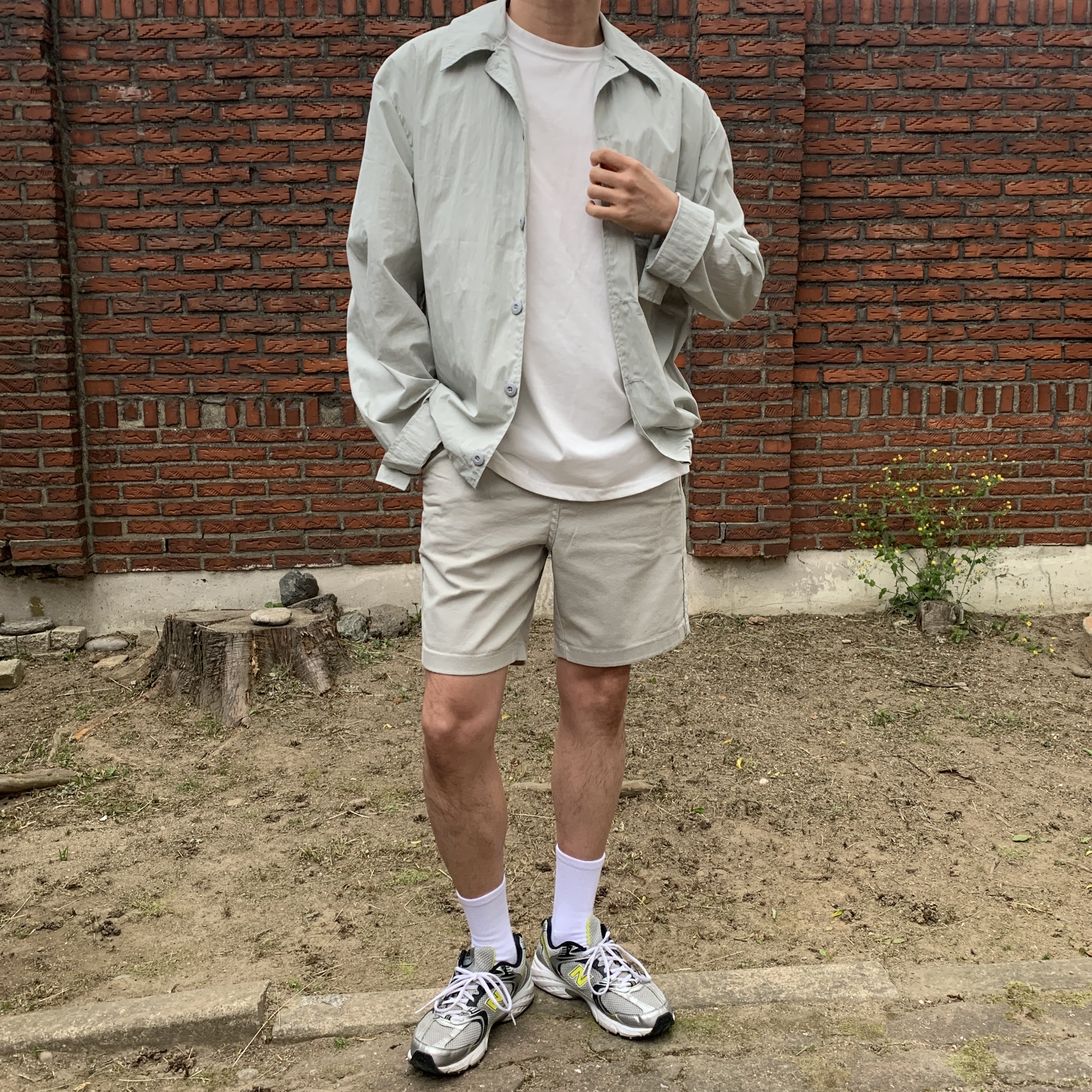 New Balance 530 Silver 착용 스타일 - 2