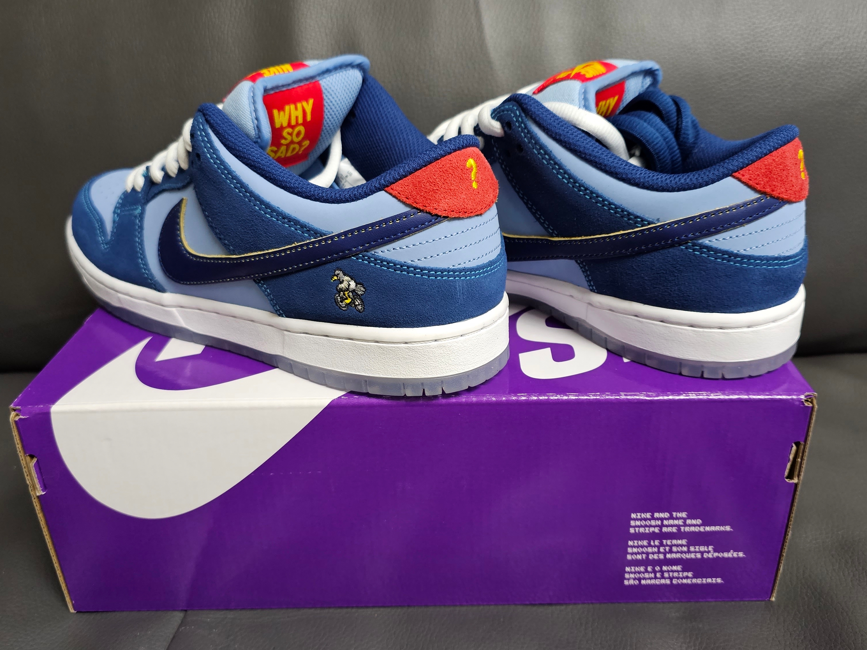 Nike x Why So Sad? SB Dunk Low Pro Coastal Blue 착용 스타일 - 2
