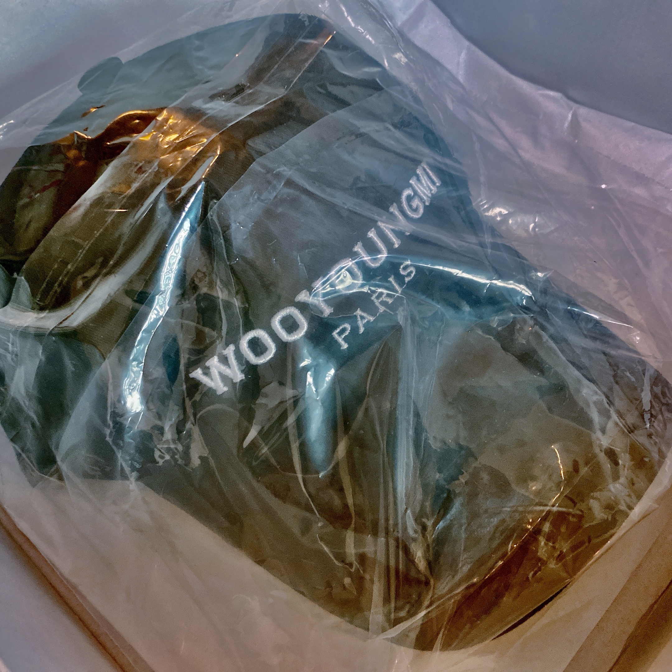 Wooyoungmi Embroidered Ball Cap Black - 23SS 착용 스타일