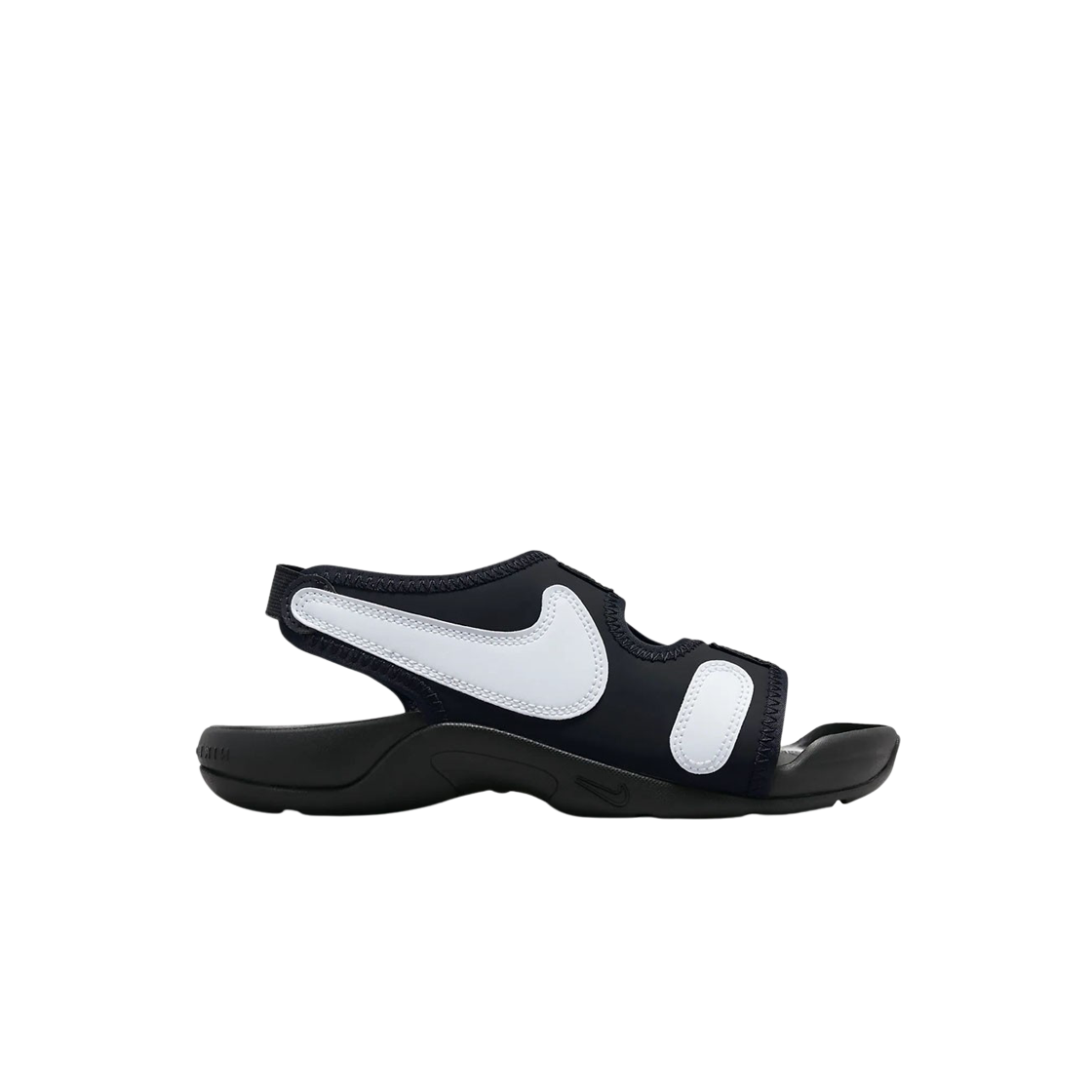 (GS) 나이키 선레이 어드저스트 6 슬라이드 블랙 화이트((GS) Nike Sunray Adjust 6 Slide Black White) - 1