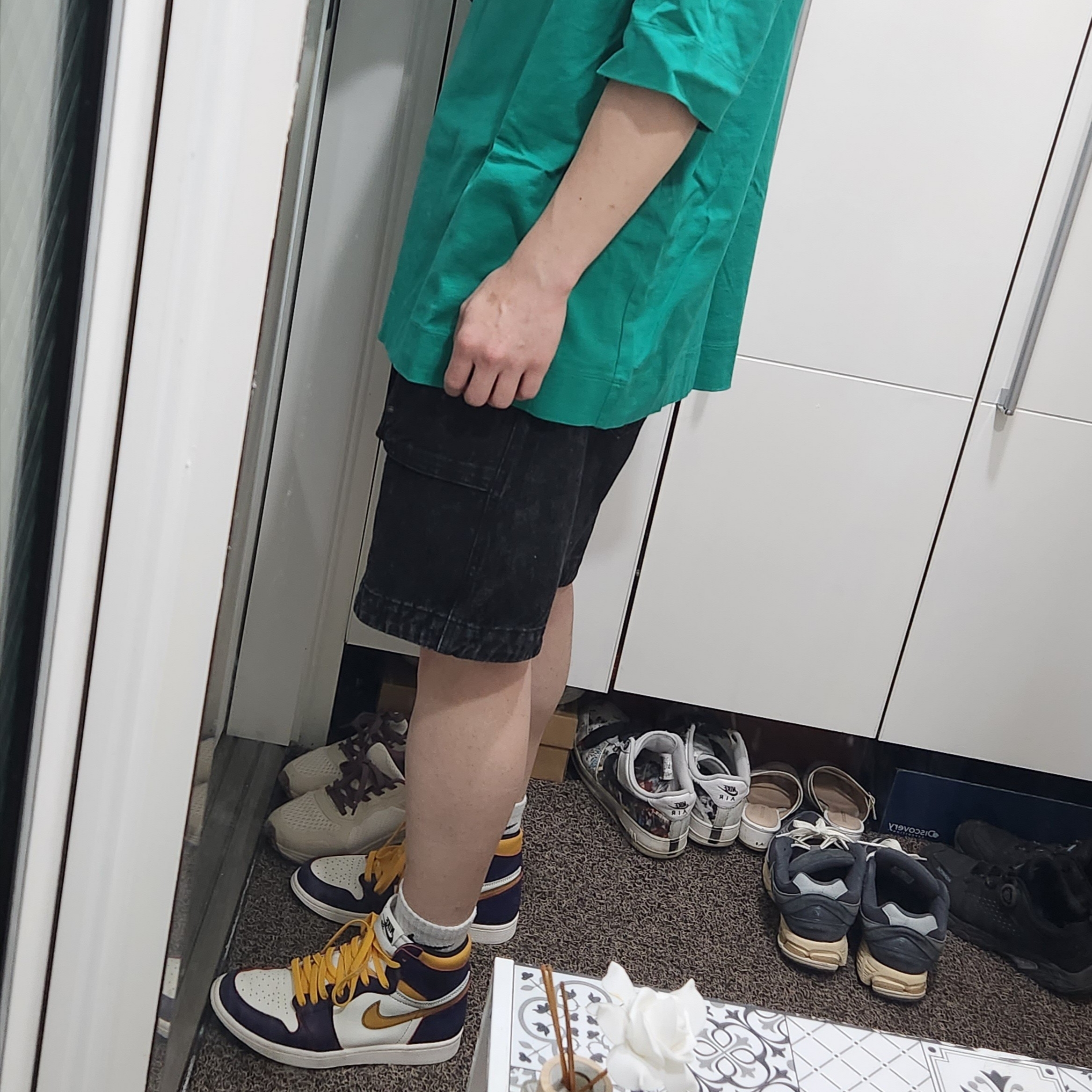 Jordan 1 Retro High OG Defiant SB LA to Chicago 착용 스타일