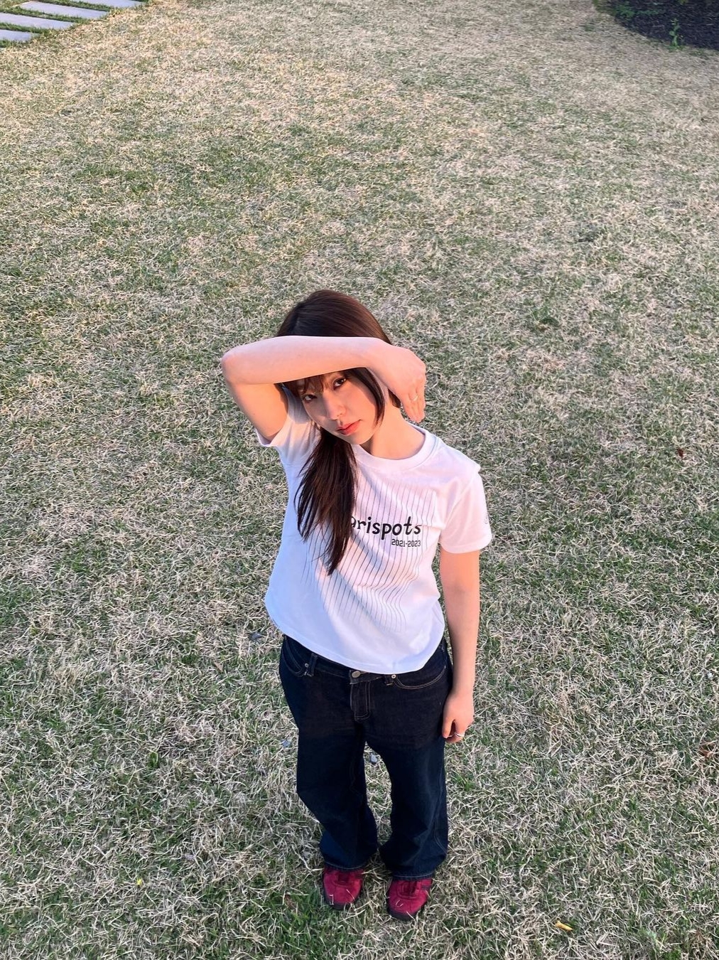 Safarispot Women 1/2 Safarispots Magazine Tee White 착용 스타일 - 1