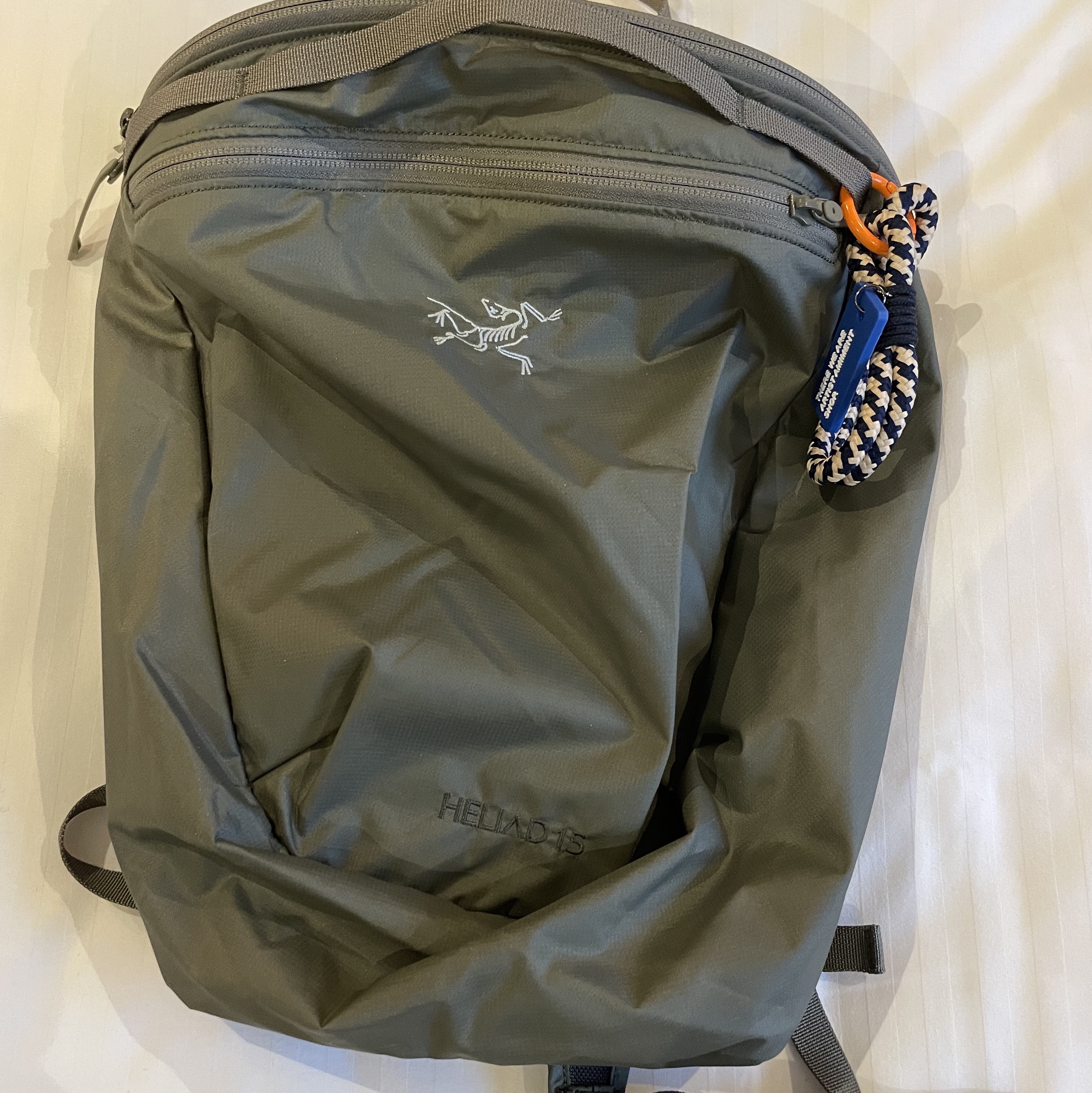 Arc'teryx Heliad 15 Backpack Forage 착용 스타일