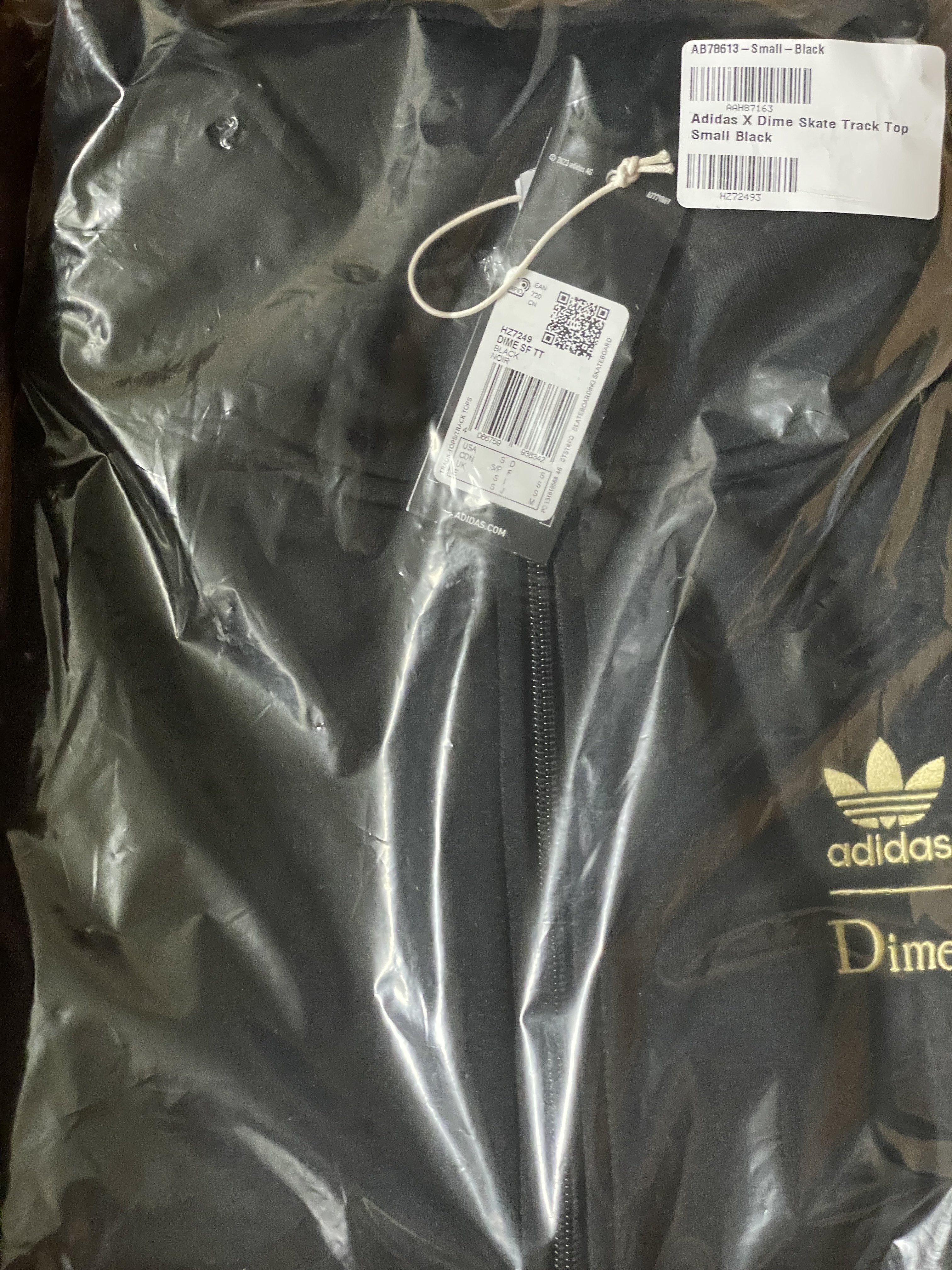 Adidas x Dime Superfire Track Jacket Black - US Sizing, Adidas x Dime Superfire Track Pants Black - US Sizing 착용 스타일 - 1
