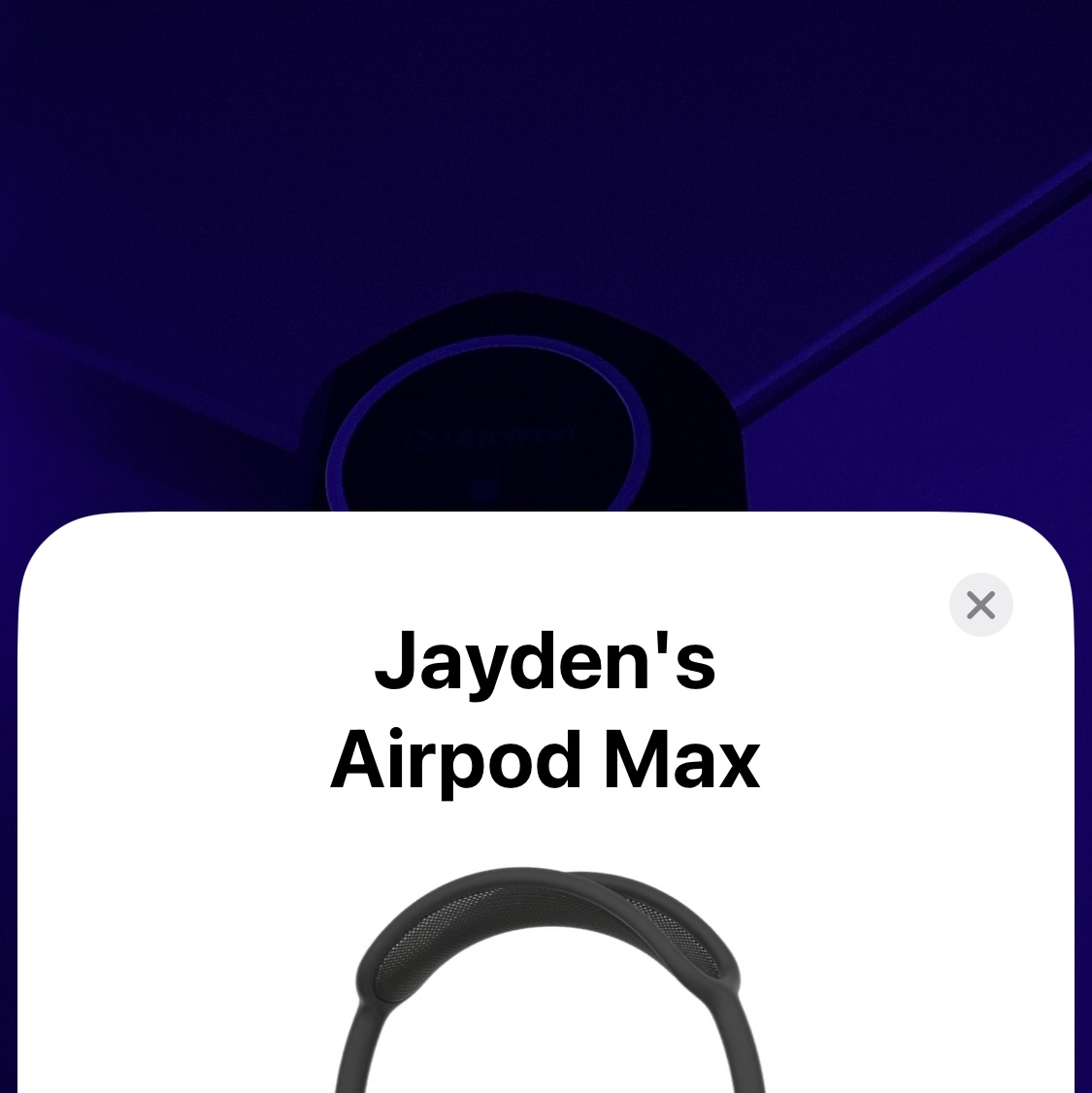 Apple AirPods Max Lightning Space Gray (Korean Ver.) 착용 스타일 - 2