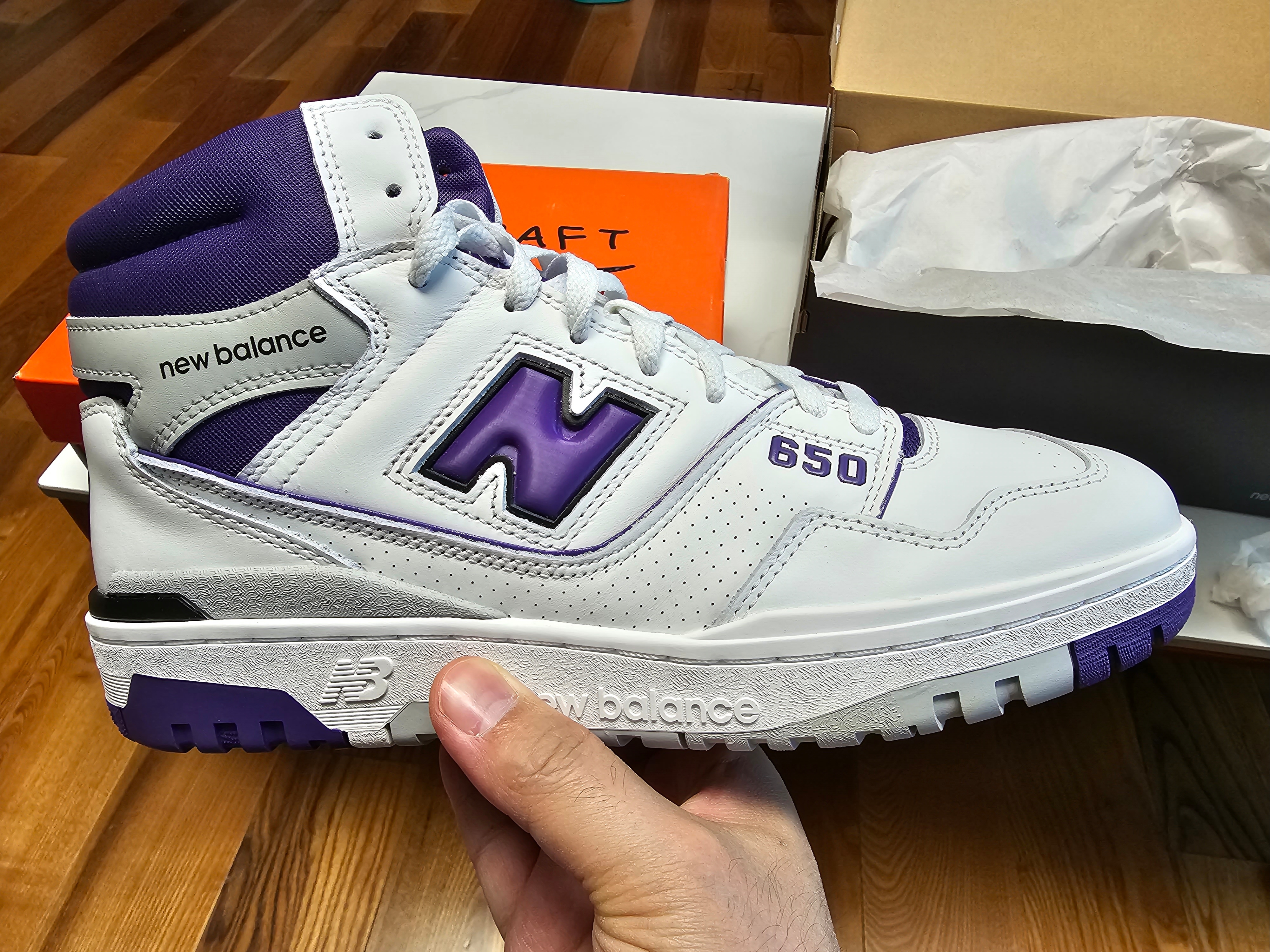 New balance 650R White Interstellar 착용 스타일