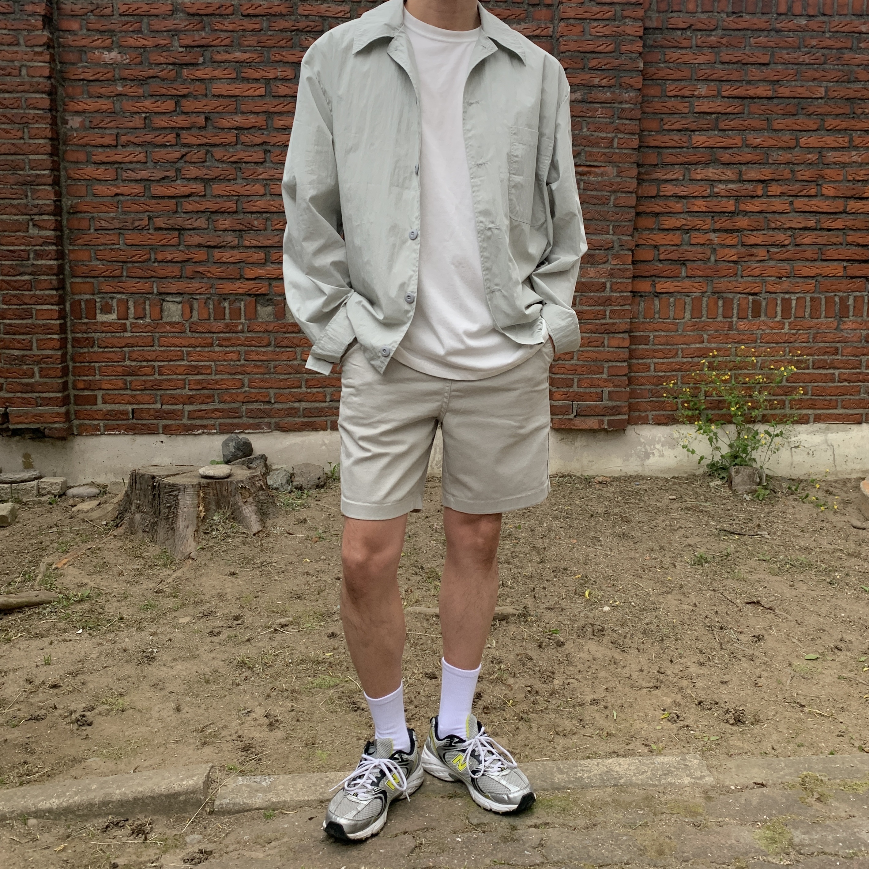 New Balance 530 Silver 착용 스타일 - 3