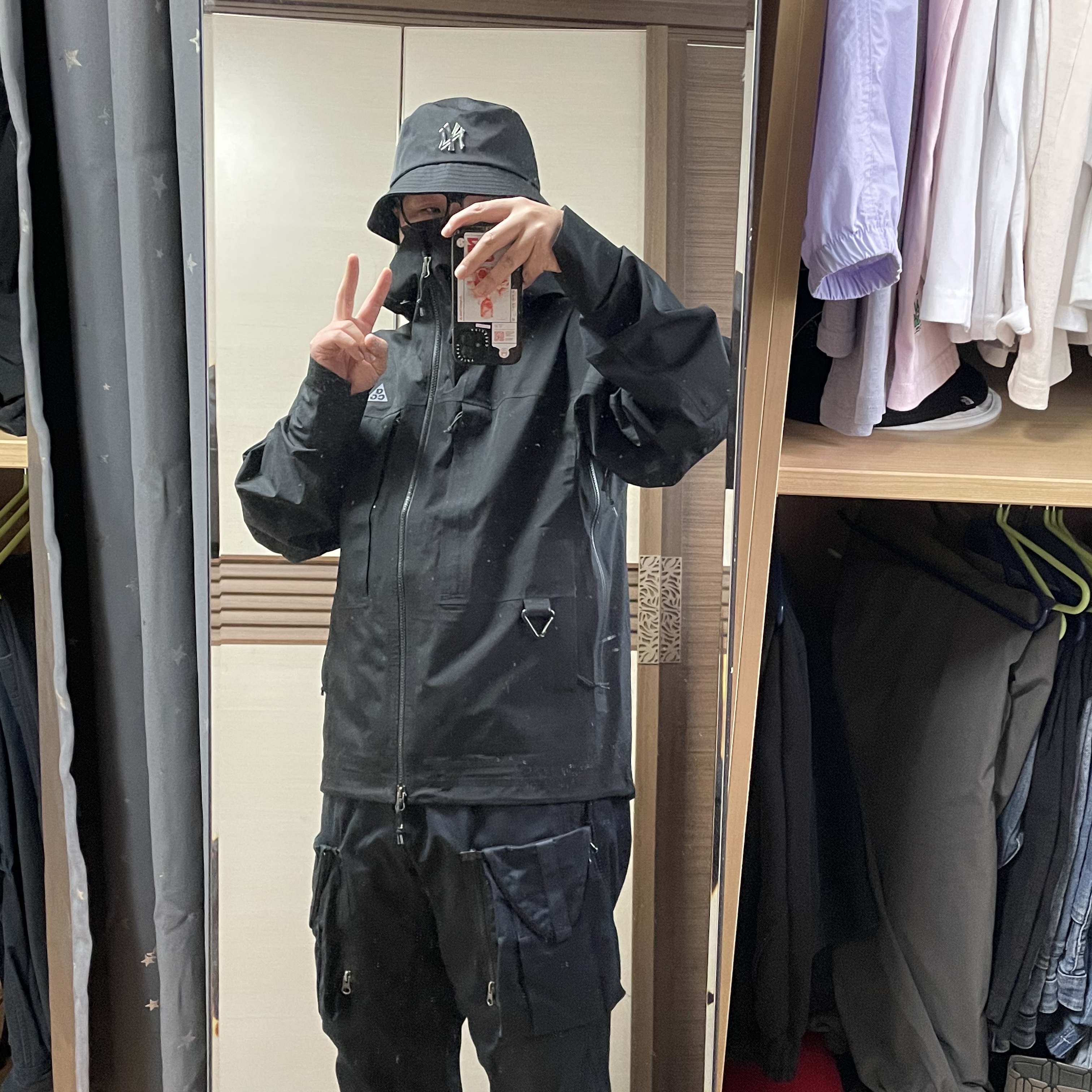 Nike ACG Gore-Tex Misery Ridge Jacket Black - US/EU 착용 스타일