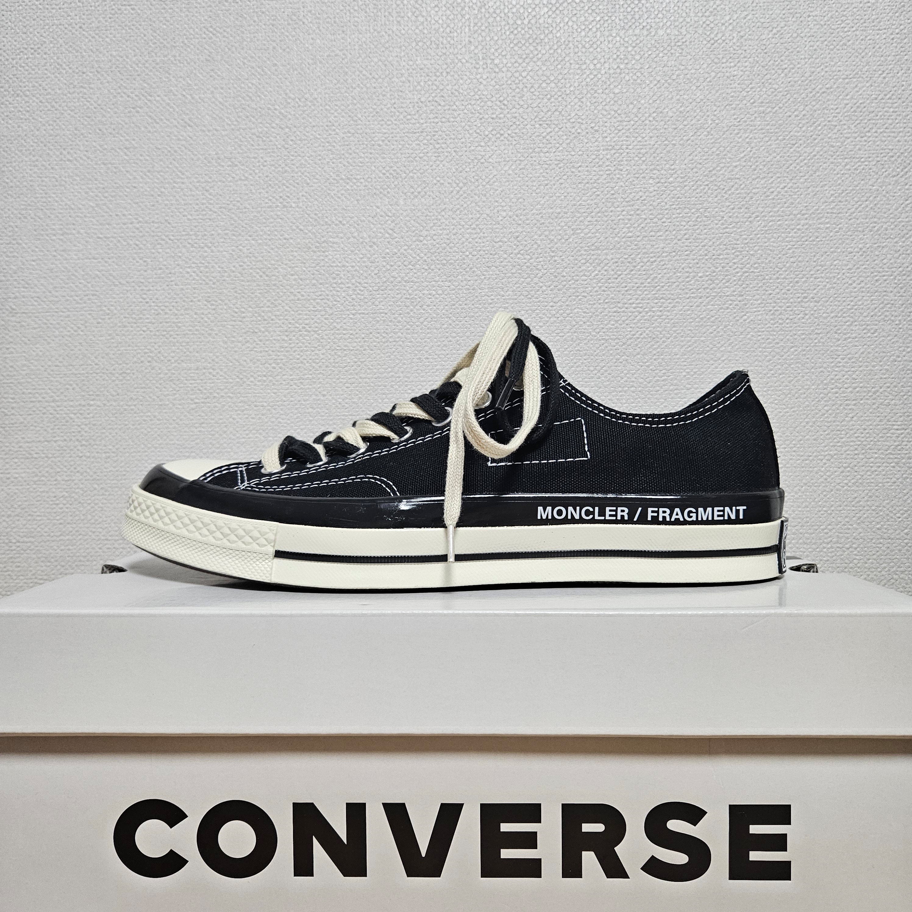 Converse x Moncler x Fragment Chuck 70 Ox Fraylor III Black 착용 스타일 - 1