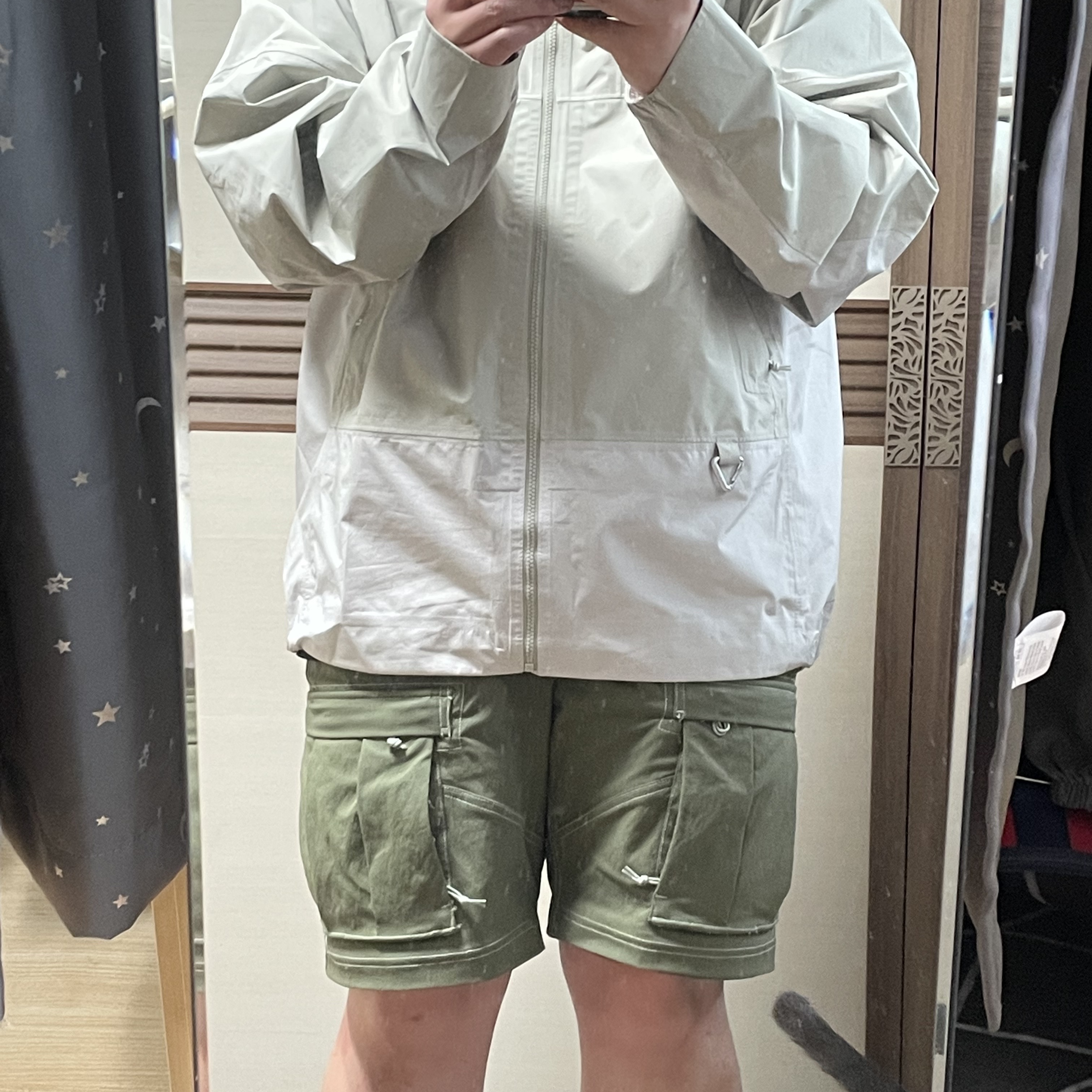 Nike ACG Storm-Fit ADV Chain of Craters Jacket Light Stone - US/EU 착용 스타일
