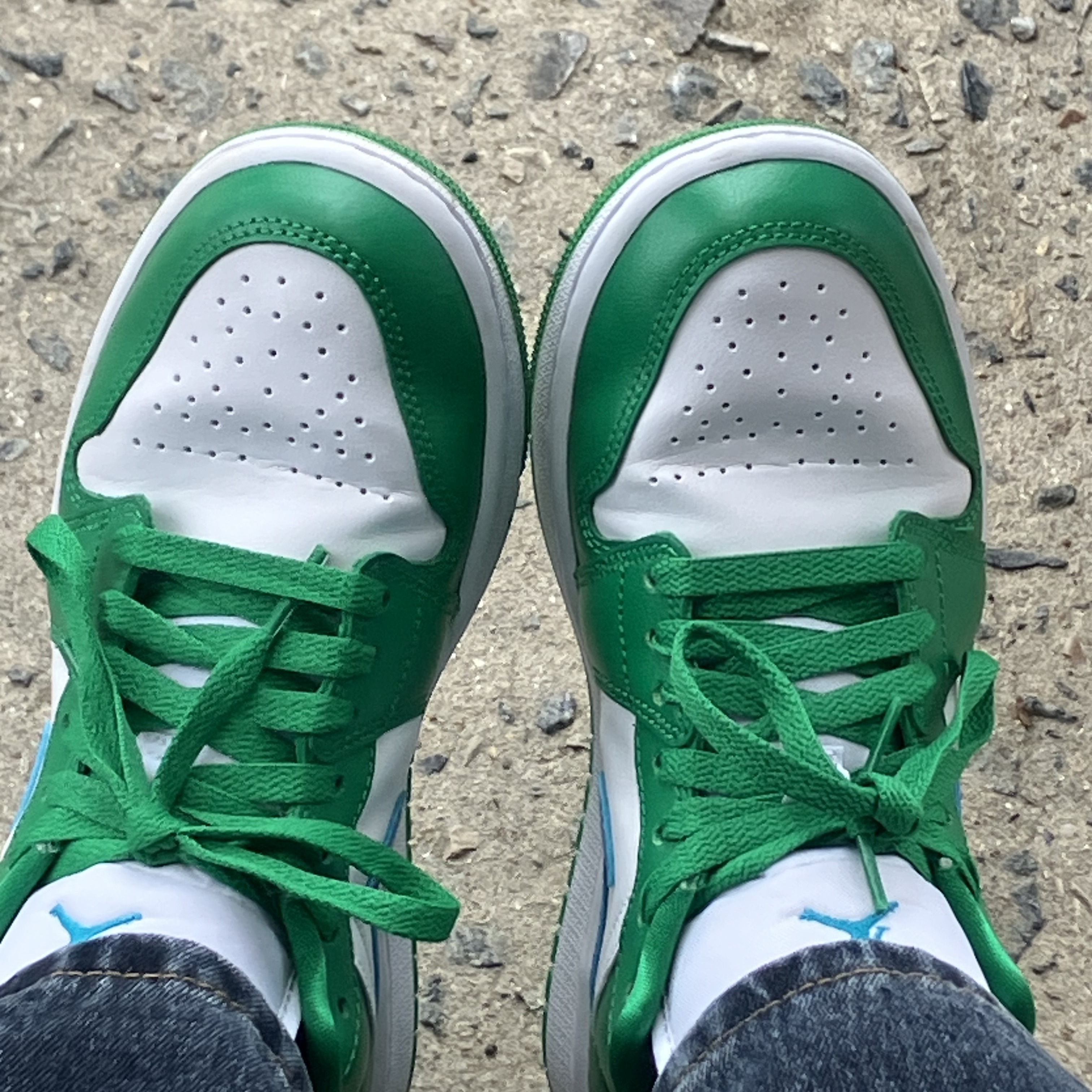 (W) Jordan 1 Low Lucky Green 착용 스타일