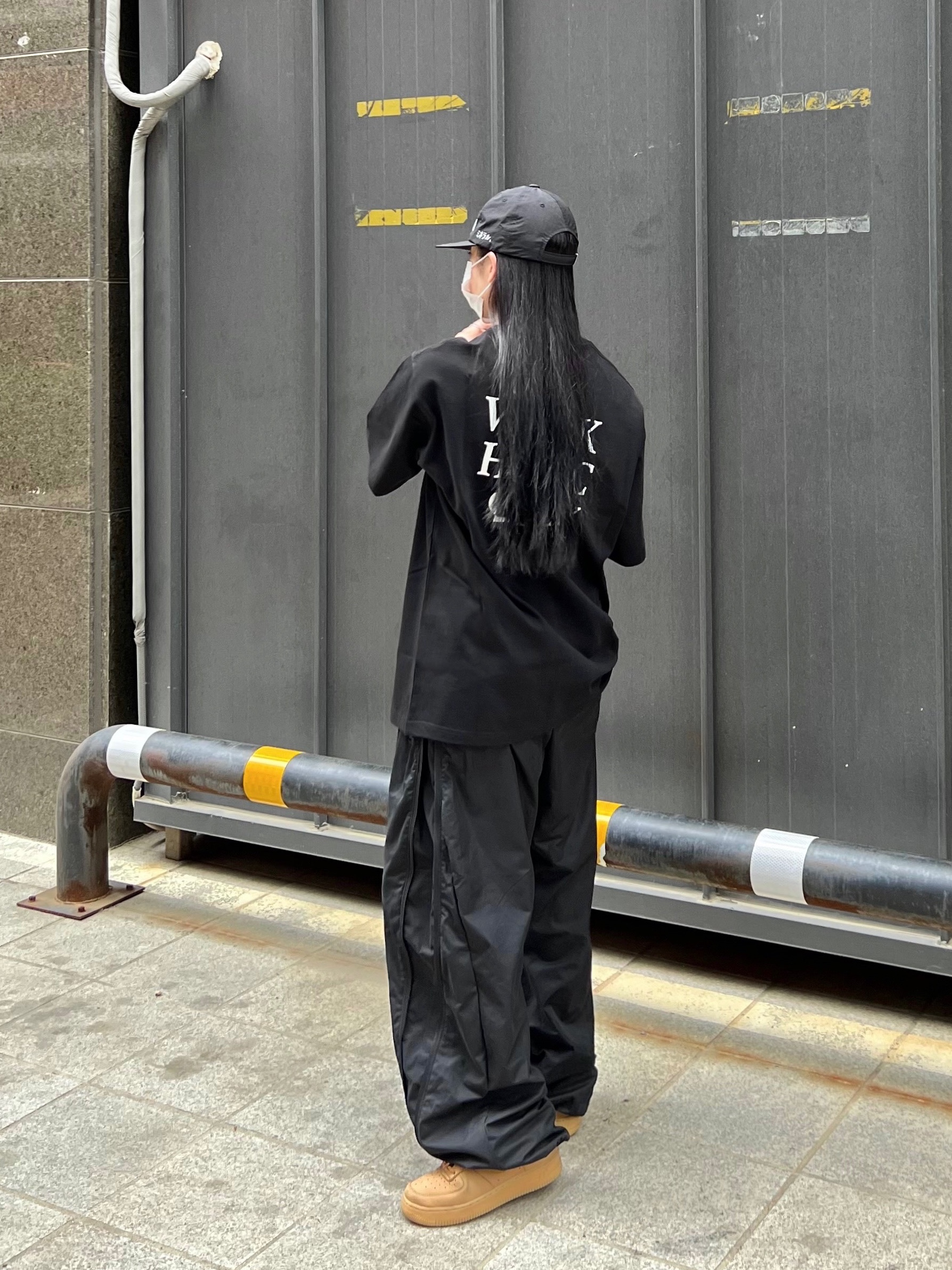 Nike Air Force 1 '07 WB Flax, Sansan Gear Zipper Pants Black - 22FW 착용 스타일 - 5