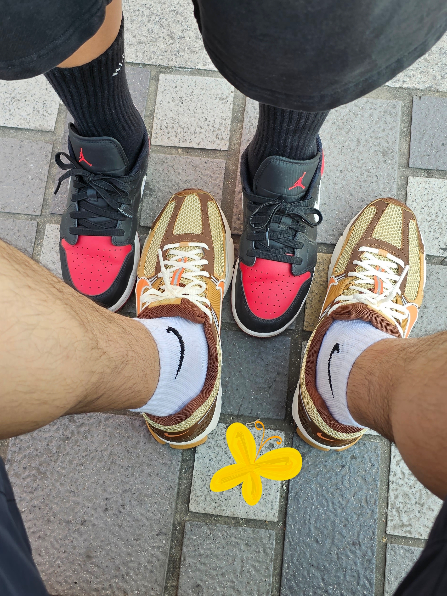 Nike Zoom Vomero 5 Wheat Grass and Cacao Wow 착용 스타일