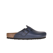 Birkenstock Boston Leather Blue - Regular