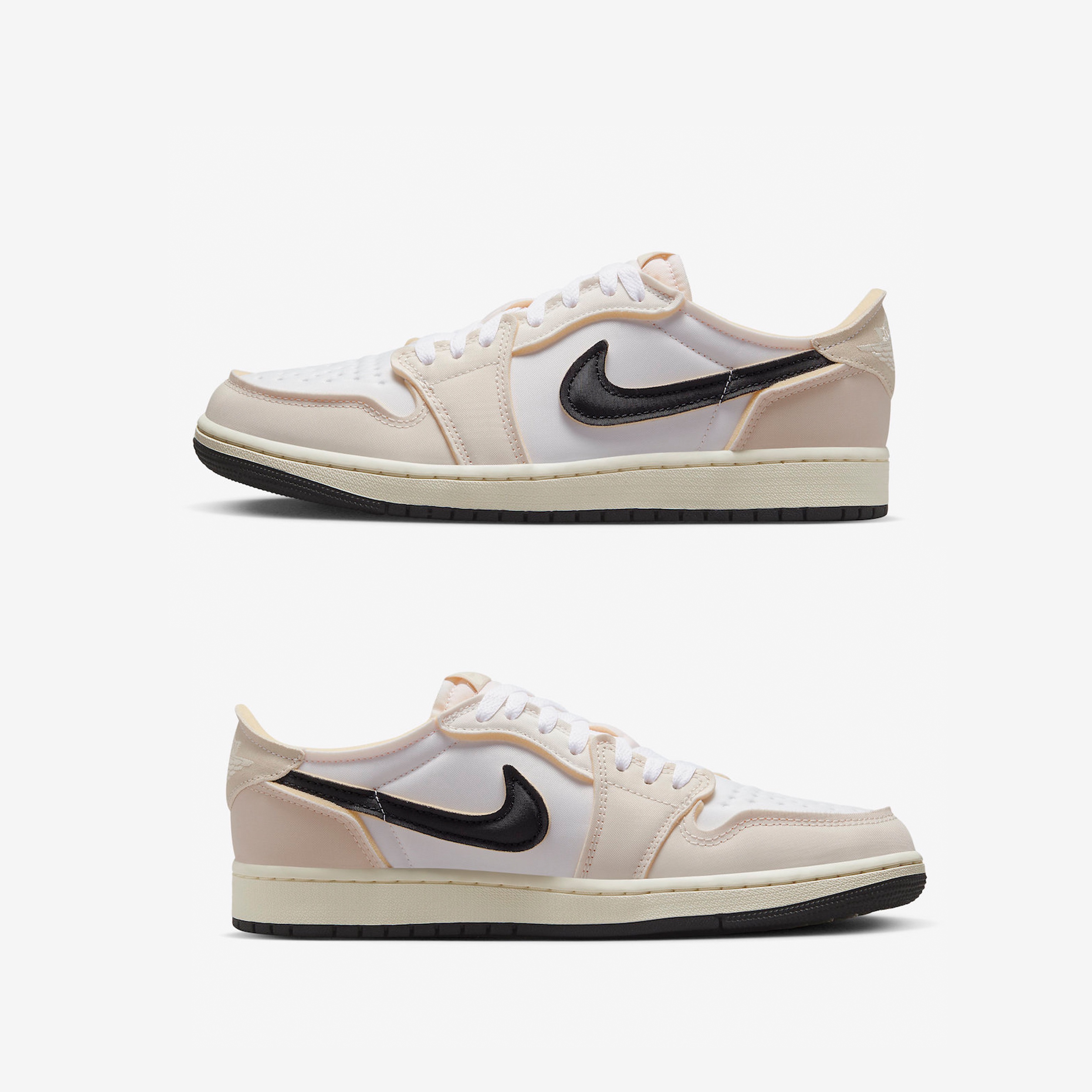 Jordan 1 Retro Low OG EX White and Coconut Milk 착용 스타일 - 3