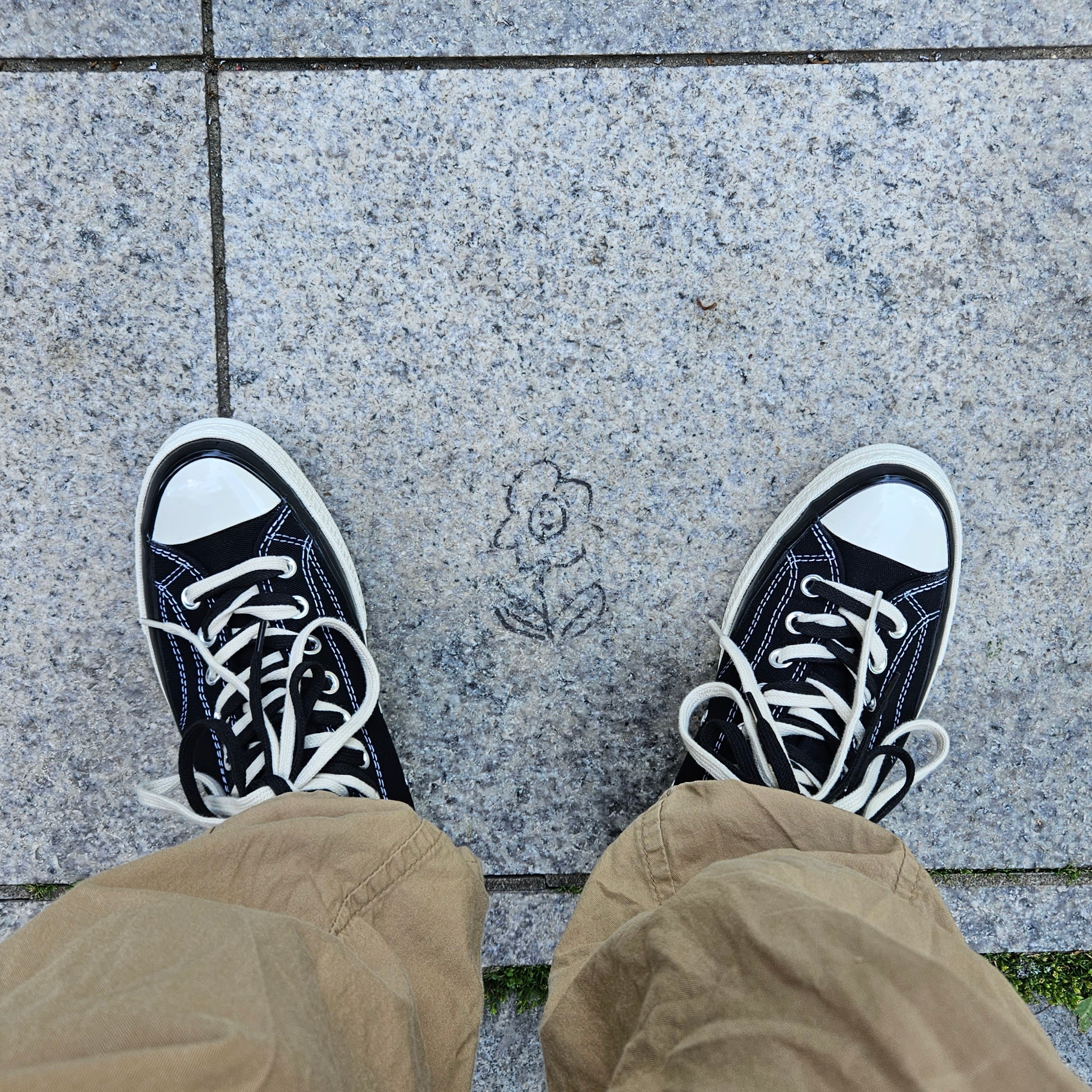Converse x Moncler x Fragment Chuck 70 Ox Fraylor III Black 착용 스타일 - 5