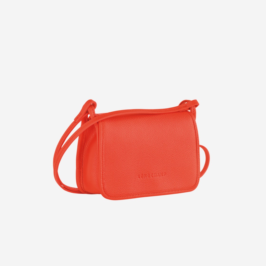 Longchamp Le Foulonne Chain Wallet Orange 상세 이미지 2